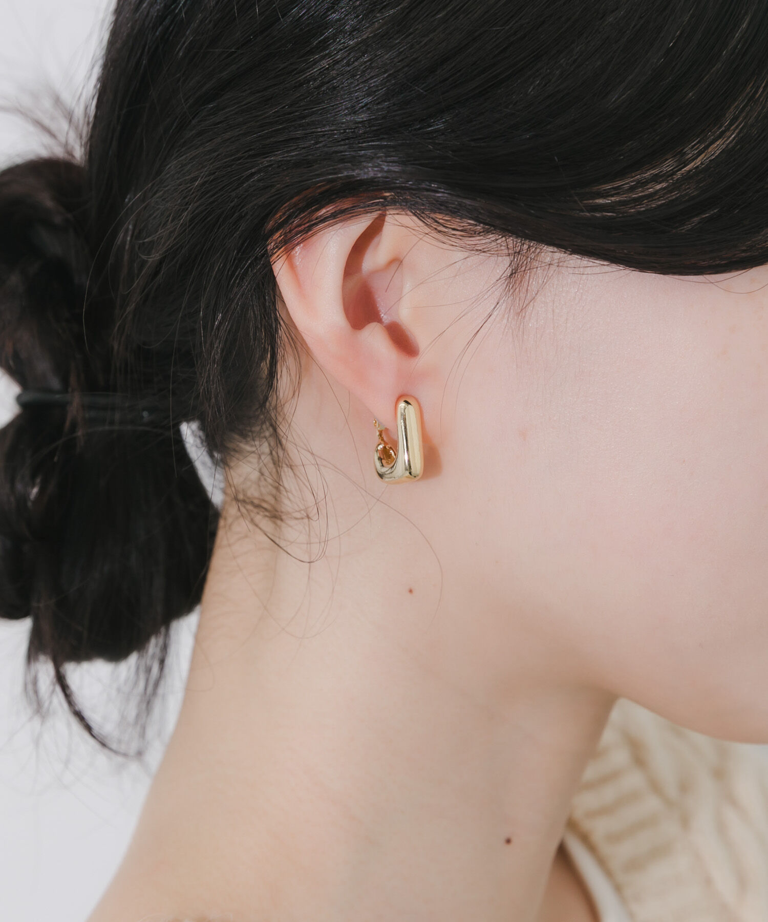 SMELLY「スクエアフープイヤリング」|イヤリング|