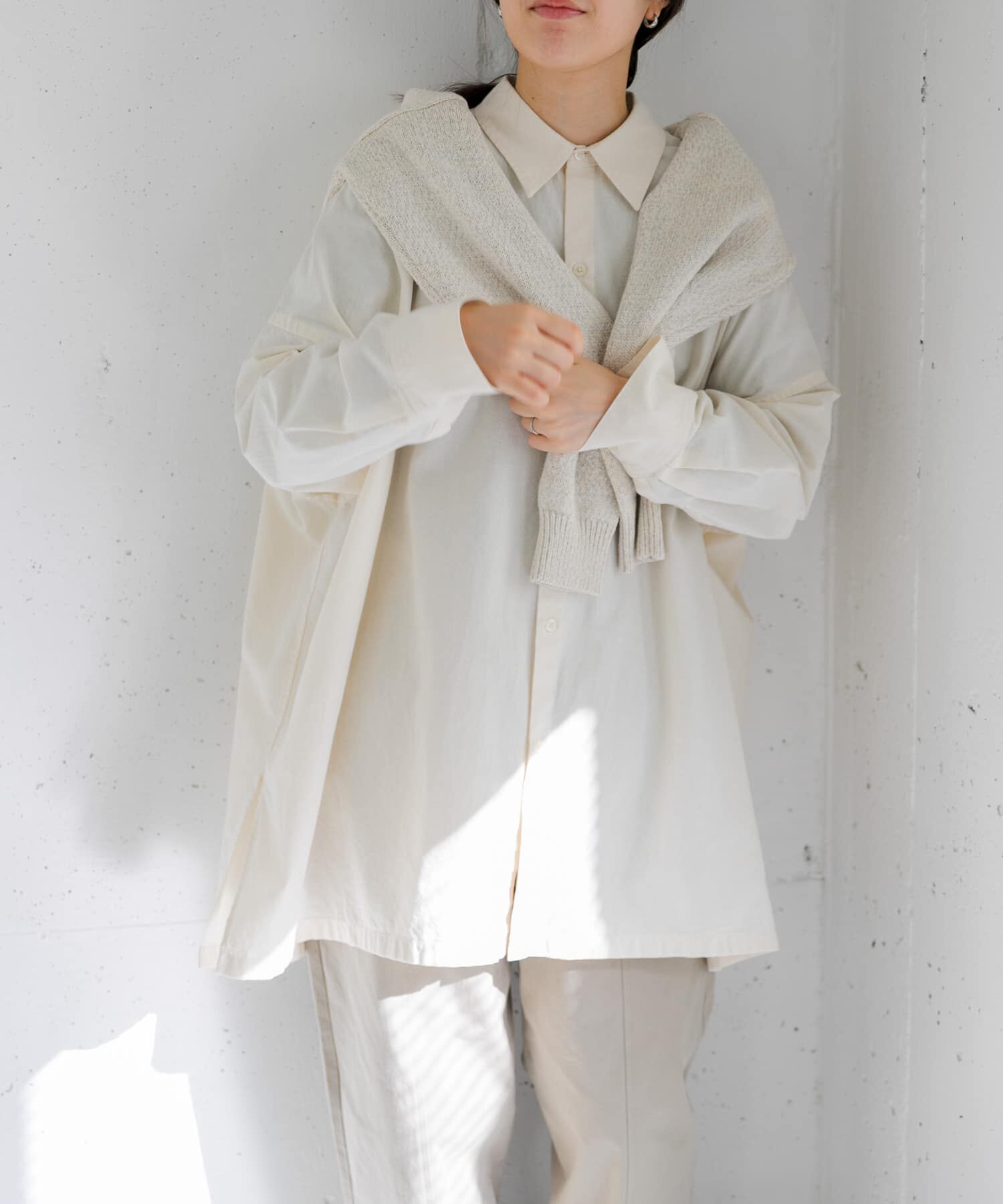 URBAN RESEARCH DOORS「FORK&SPOON　ビッグシャンブレーシャツ」|シャツ・ブラウス|