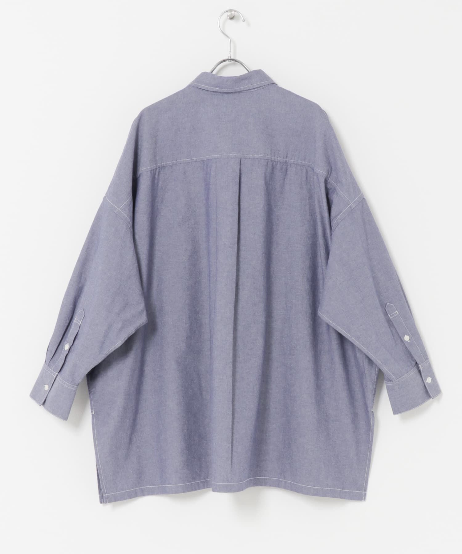 URBAN RESEARCH DOORS「FORK&SPOON　ビッグシャンブレーシャツ」|シャツ・ブラウス|