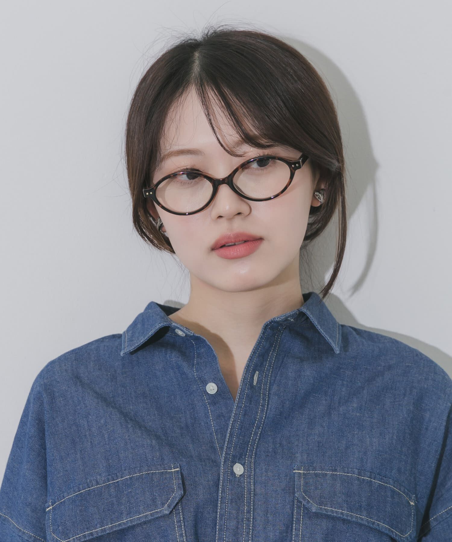 SMELLY「オーバルスリムダテメガネ」|メガネ|