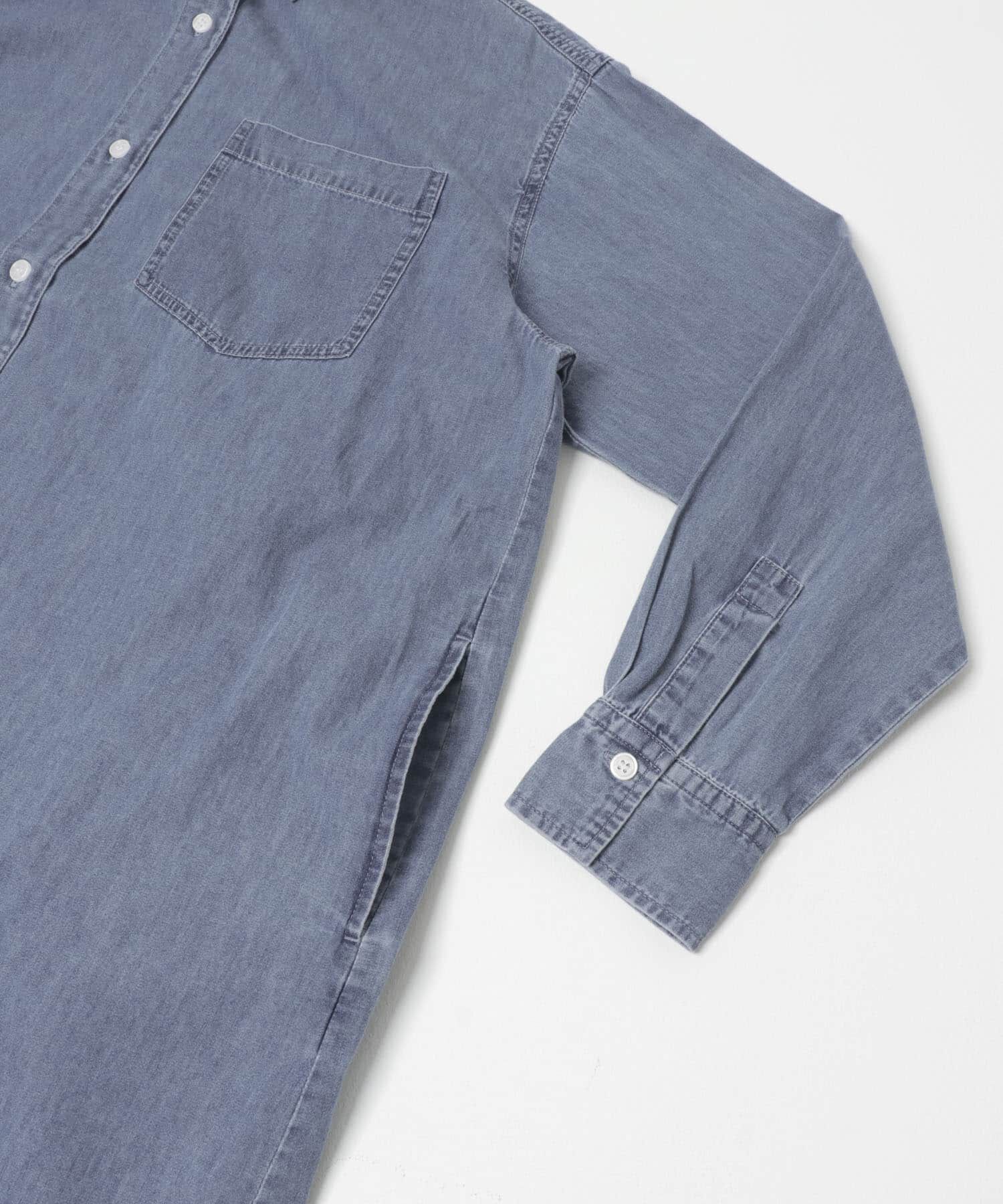 URBAN RESEARCH DOORS「ライトコットンデニムシャツワンピース」|ワンピース|