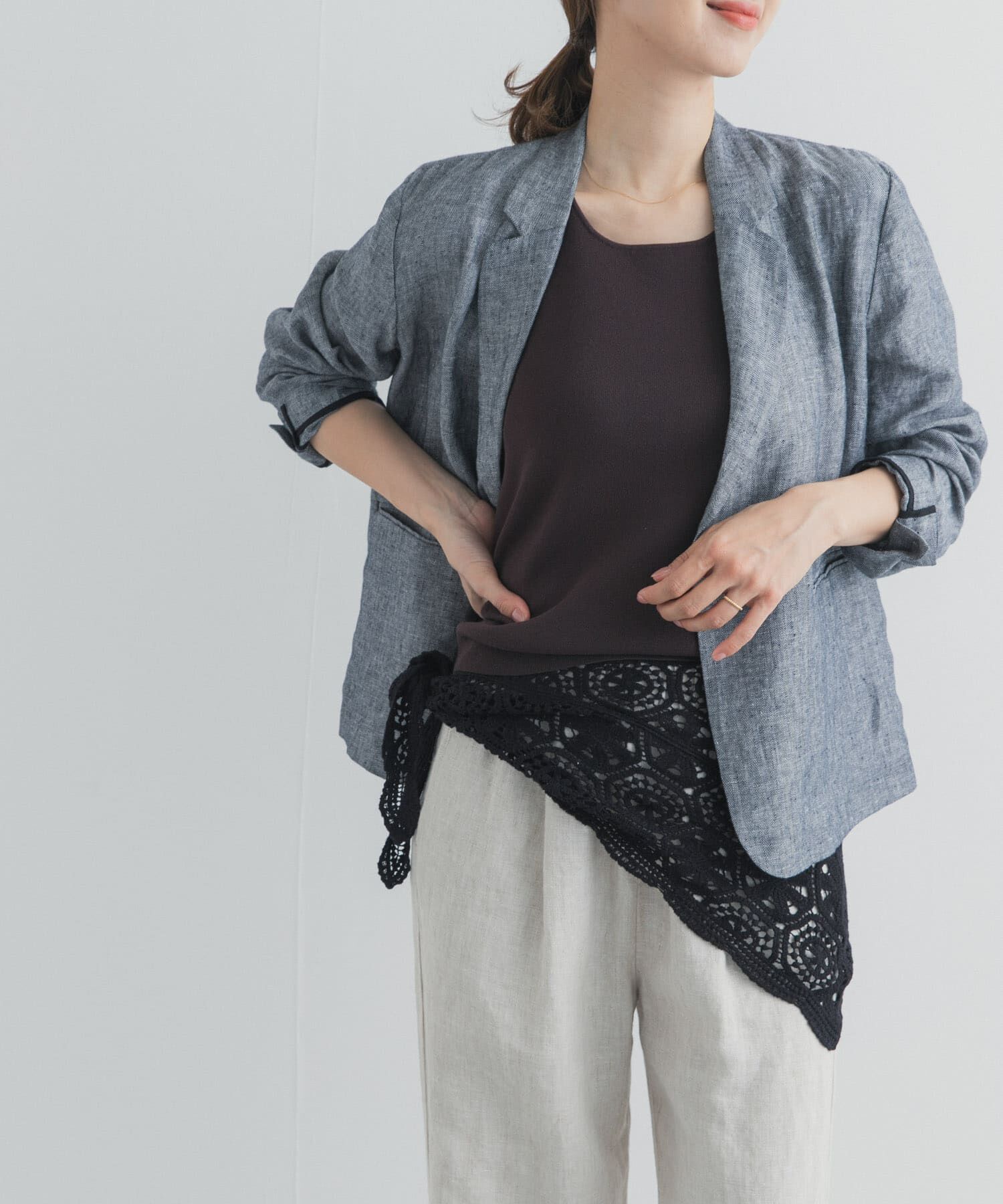 URBAN RESEARCH DOORS「レーススカーフ」|ストール|