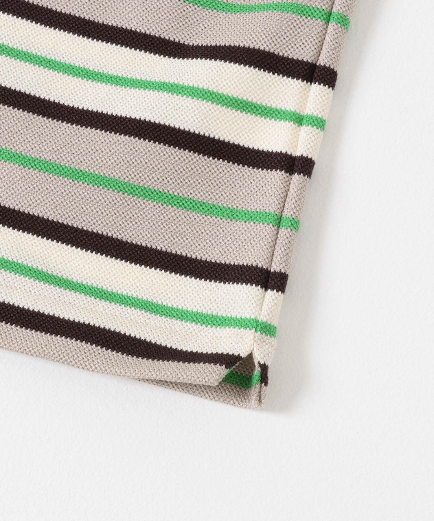 URBAN RESEARCH DOORS「Scye　STRIPEDCOTTONSHIRTS」|ポロシャツ|