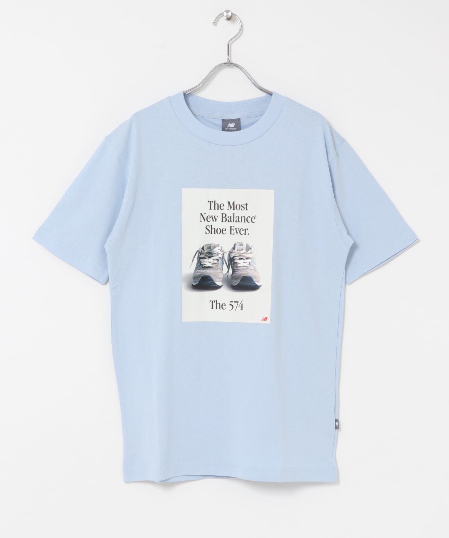 URBAN RESEARCH DOORS「NEW BALANCE　574広告Tシャツ」|Tシャツ・カットソー|ブルー