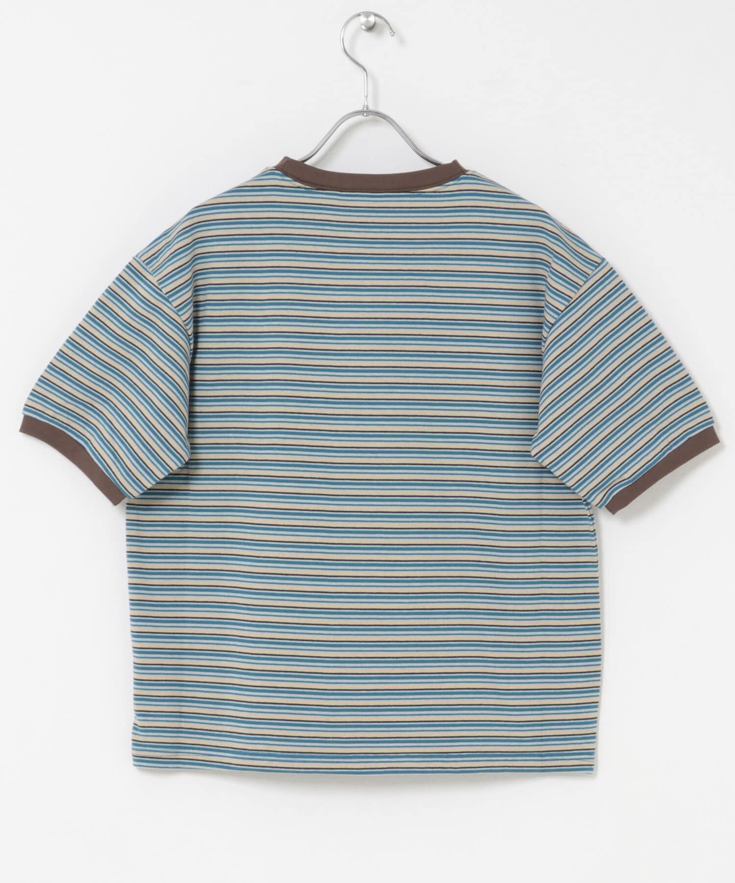 URBAN RESEARCH DOORS「『別注』STAR&STRIPE&times;DOORS　MULTI RINGER T-SHIRTS」|Tシャツ・カットソー|