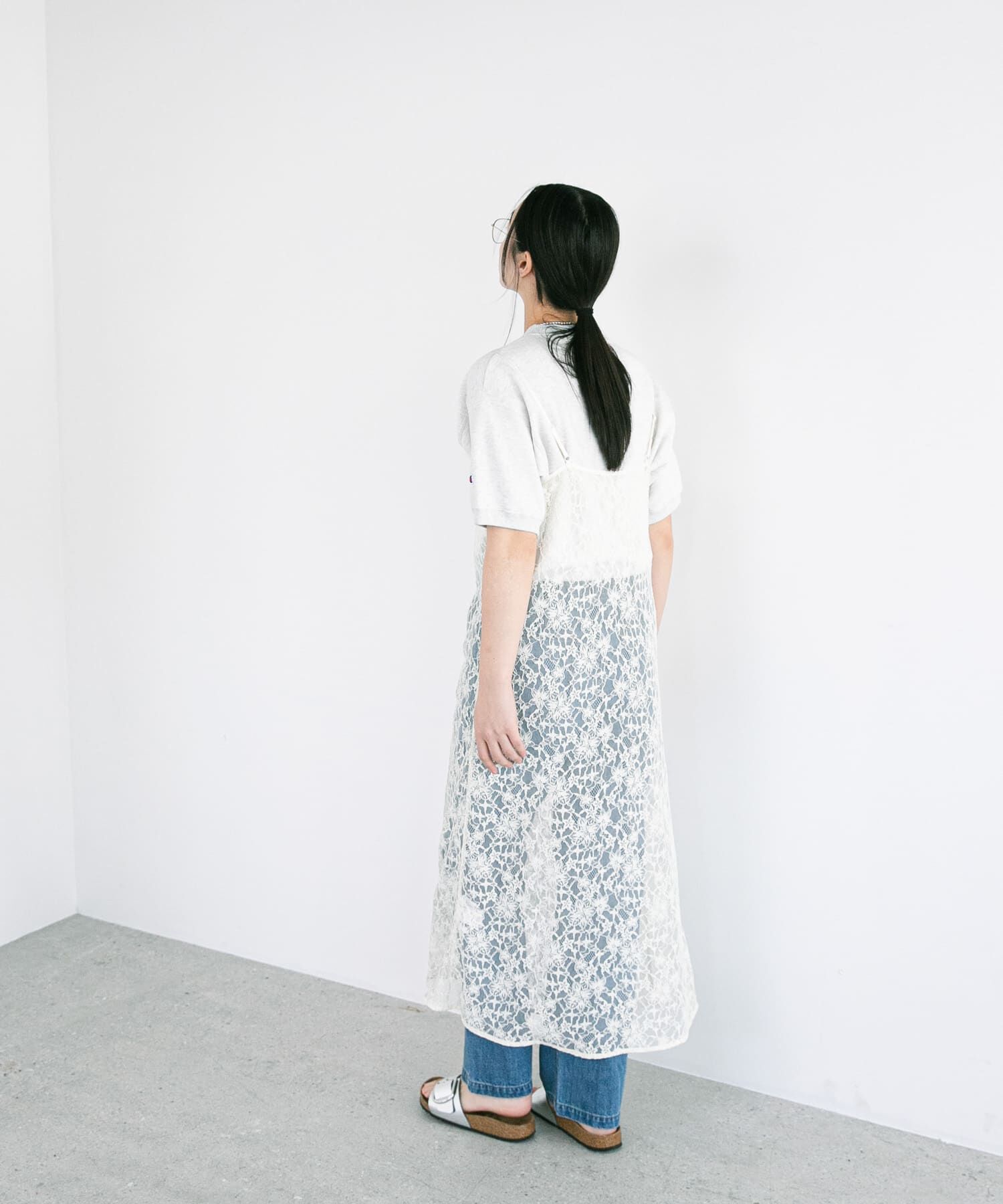 URBAN RESEARCH DOORS「『別注』ElisaNovelli&times;DOORS　レースキャミワンピース」|ワンピース|