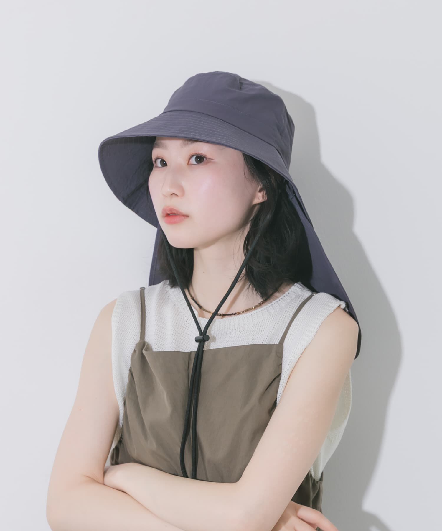 SMELLY「『撥水/UVカット』サンシェードバケットハット」|ハット|