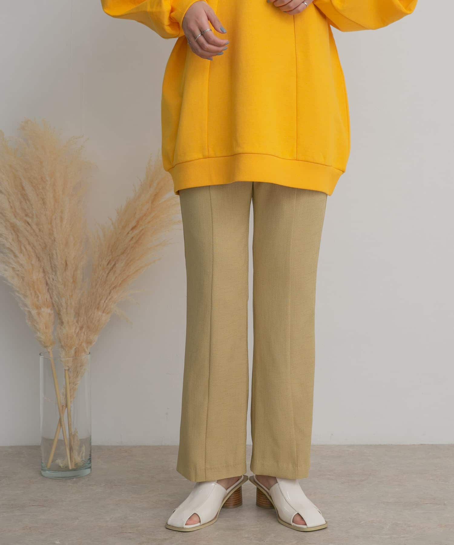  「サイドスリットフレアパンツ」|その他|