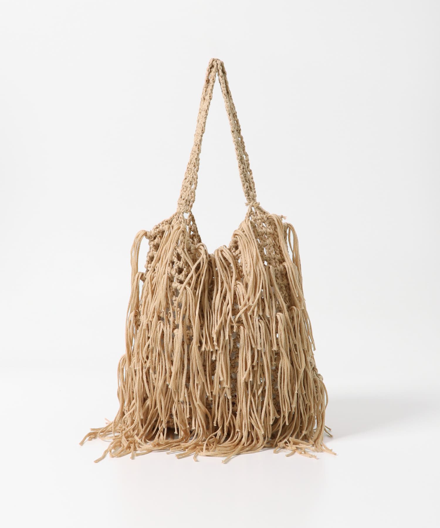  「フリンジニットBAG」|ハンドバッグ|