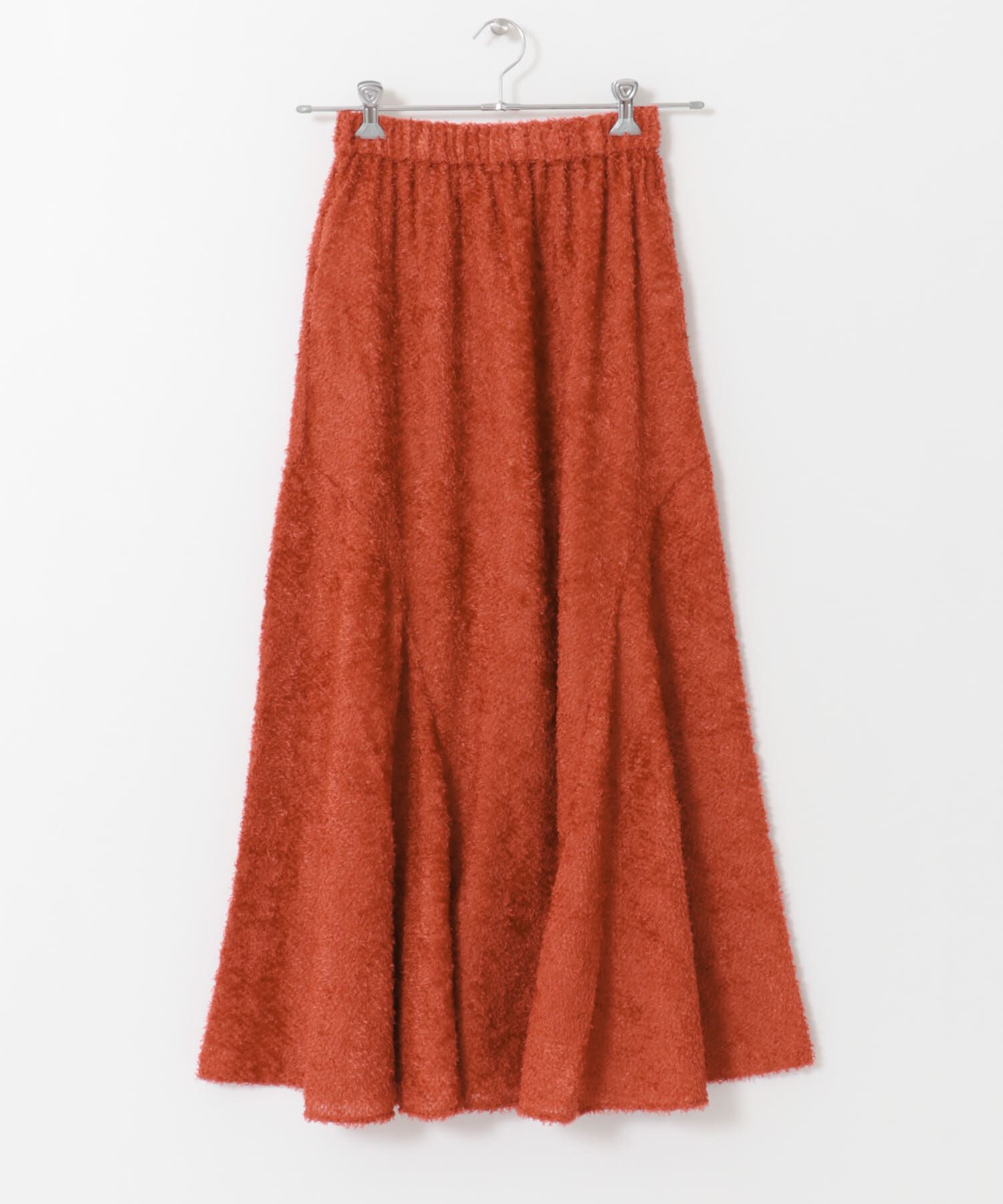  「シフォンフリンジフレアスカート&there4;」|スカート|