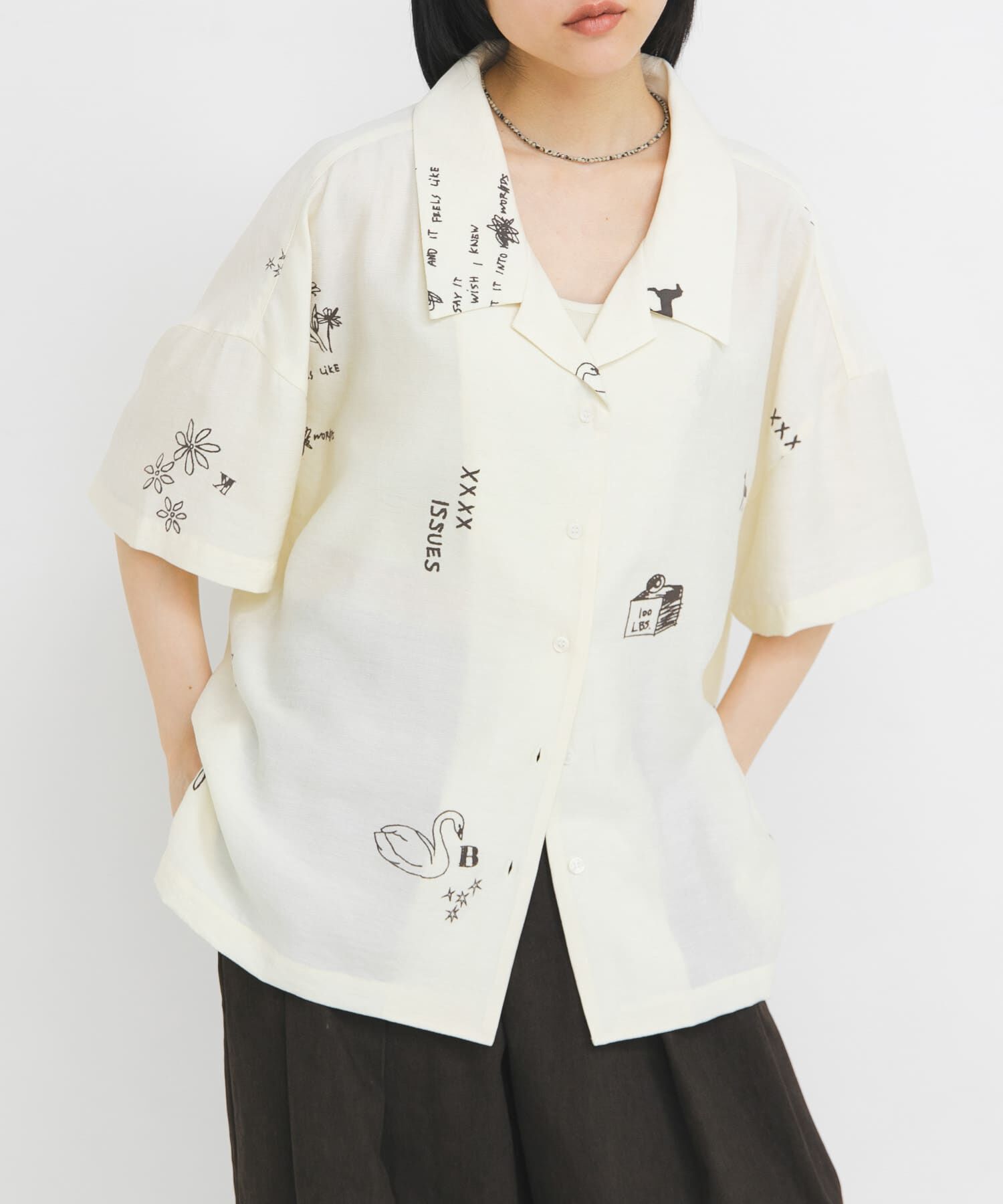  「TATTOOオーバーシャツ」|シャツ・ブラウス|