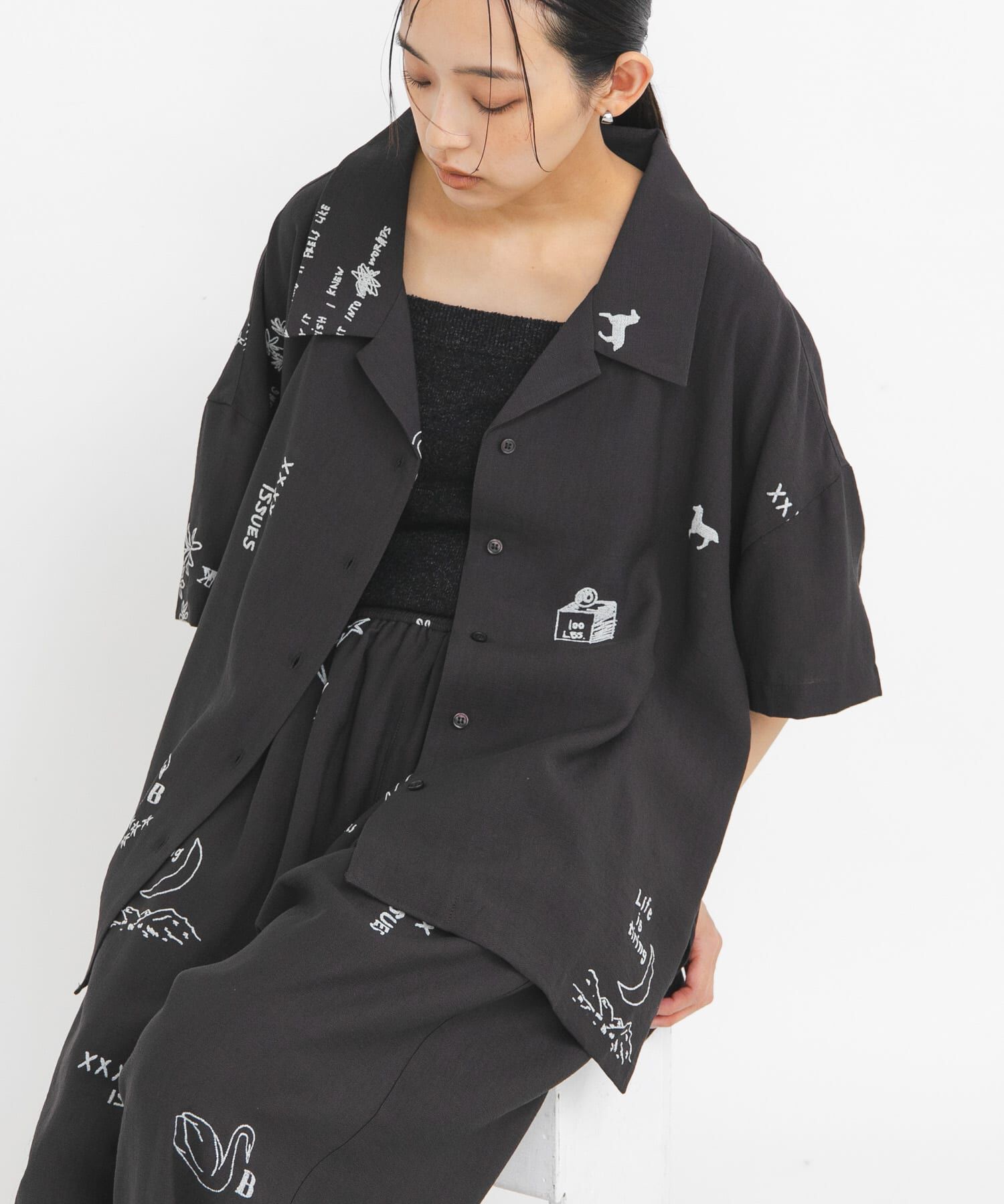  「TATTOOオーバーシャツ」|シャツ・ブラウス|