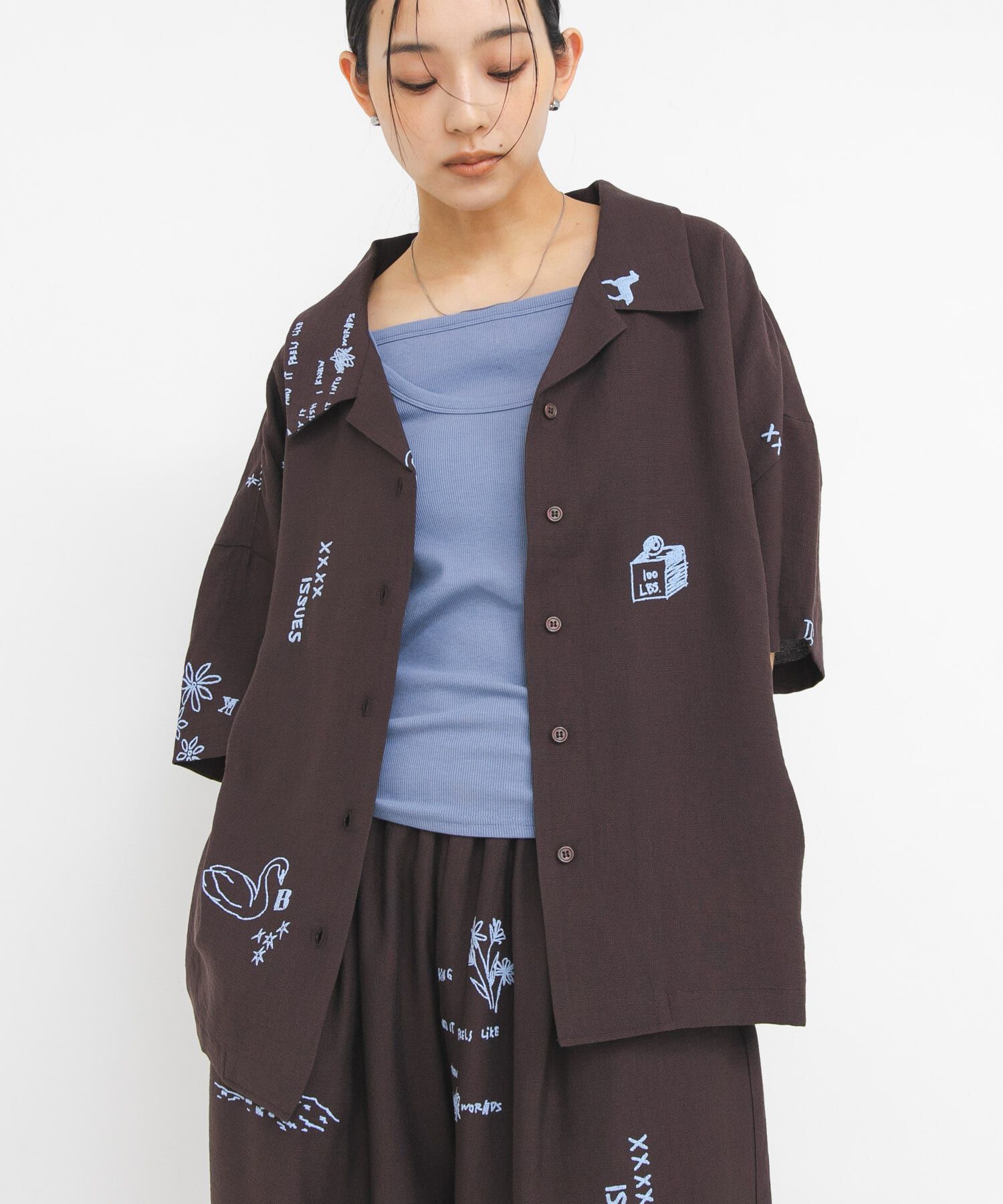  「TATTOOオーバーシャツ」|シャツ・ブラウス|