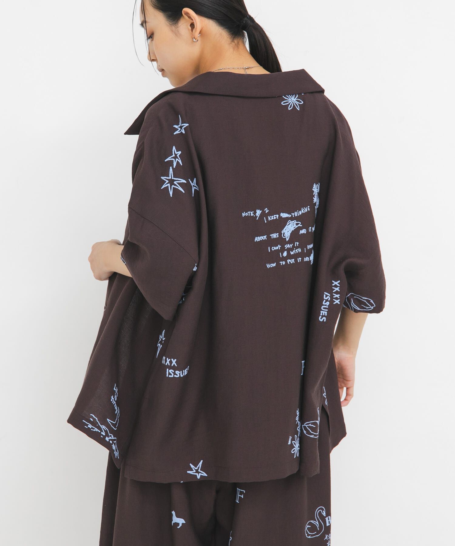  「TATTOOオーバーシャツ」|シャツ・ブラウス|