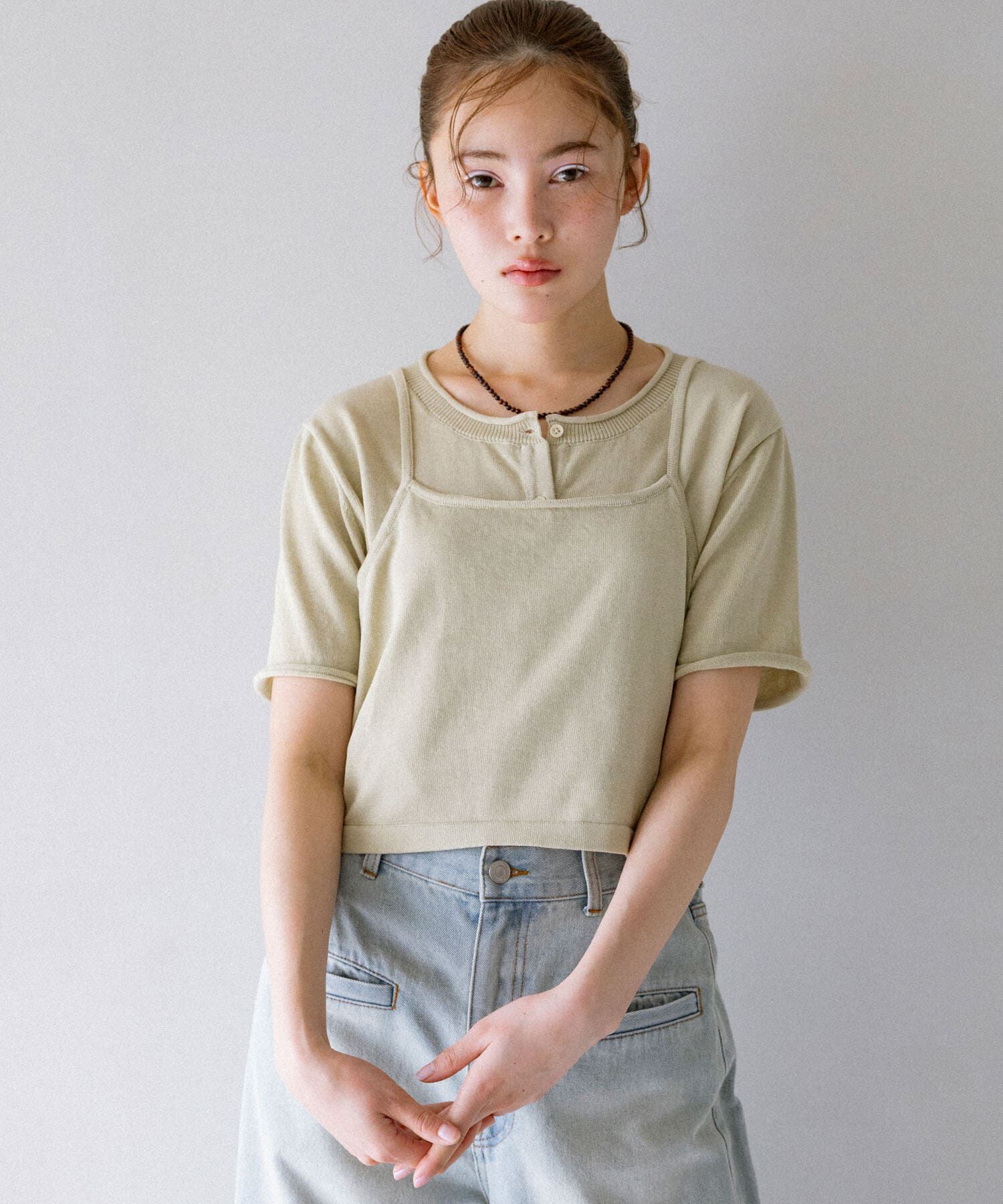  「ビスチェSETカーディガン」|カーディガン|