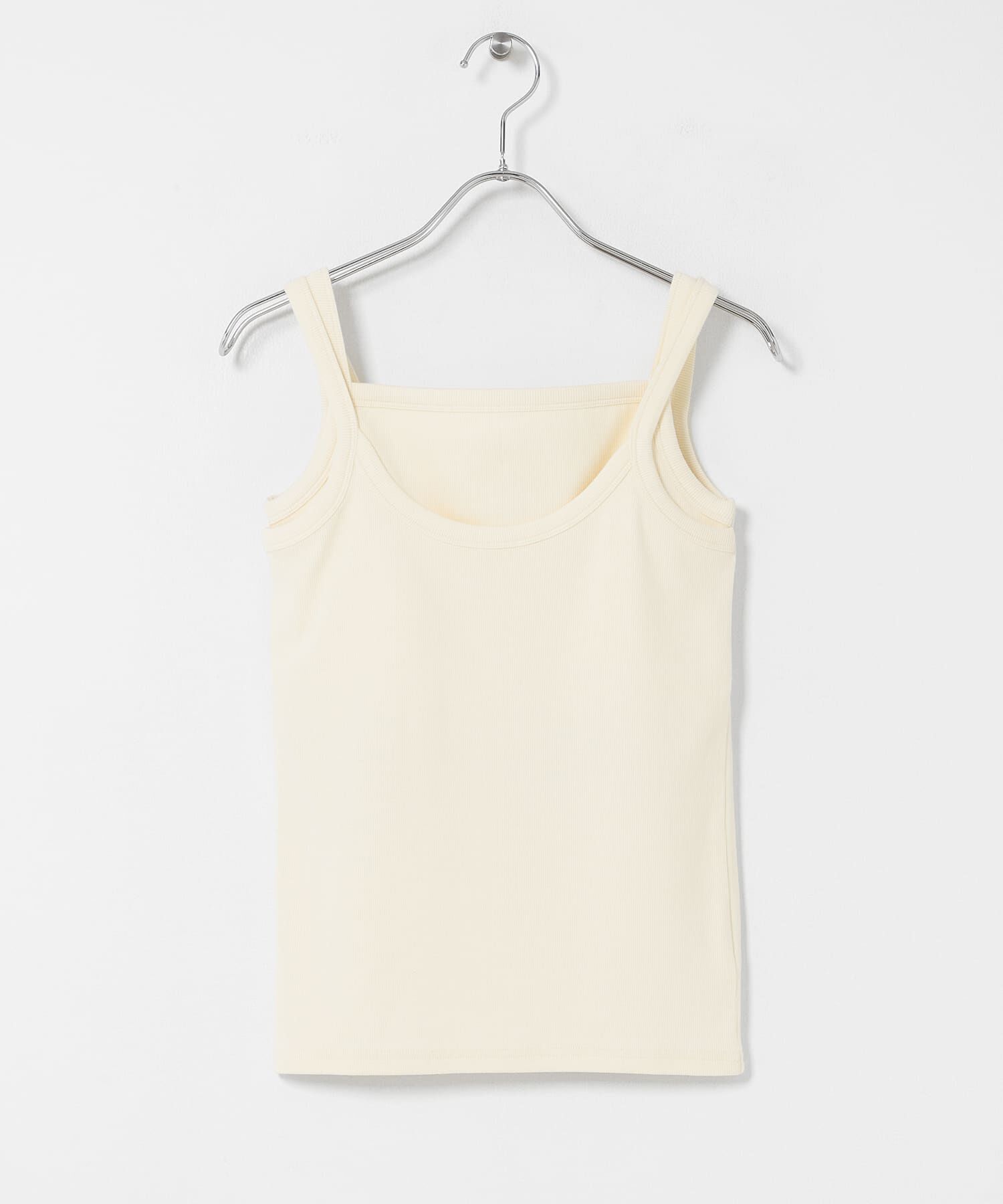  「レイヤードライクカップ付きタンクトップ」|タンクトップ|