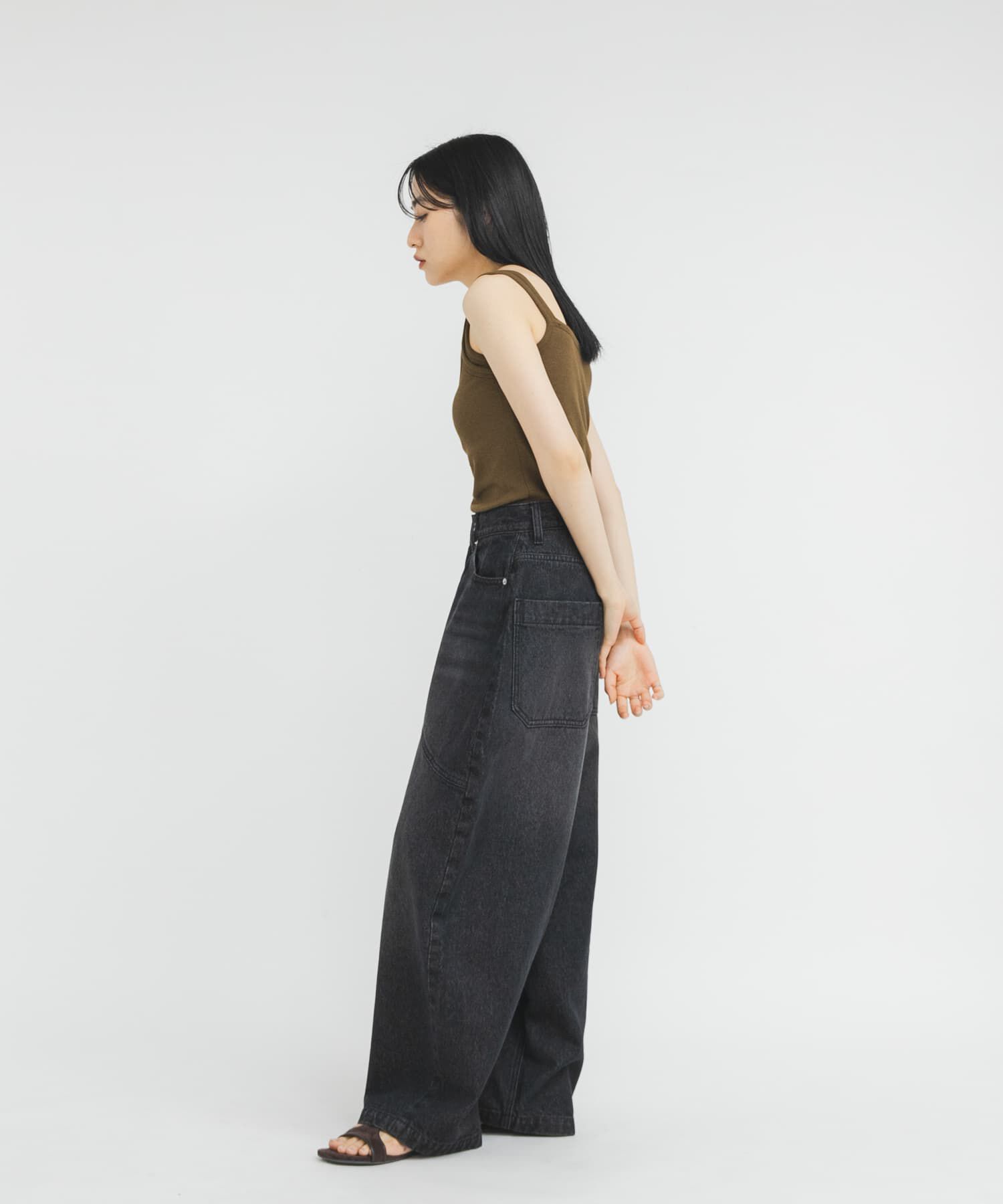  「レイヤードライクカップ付きタンクトップ」|タンクトップ|