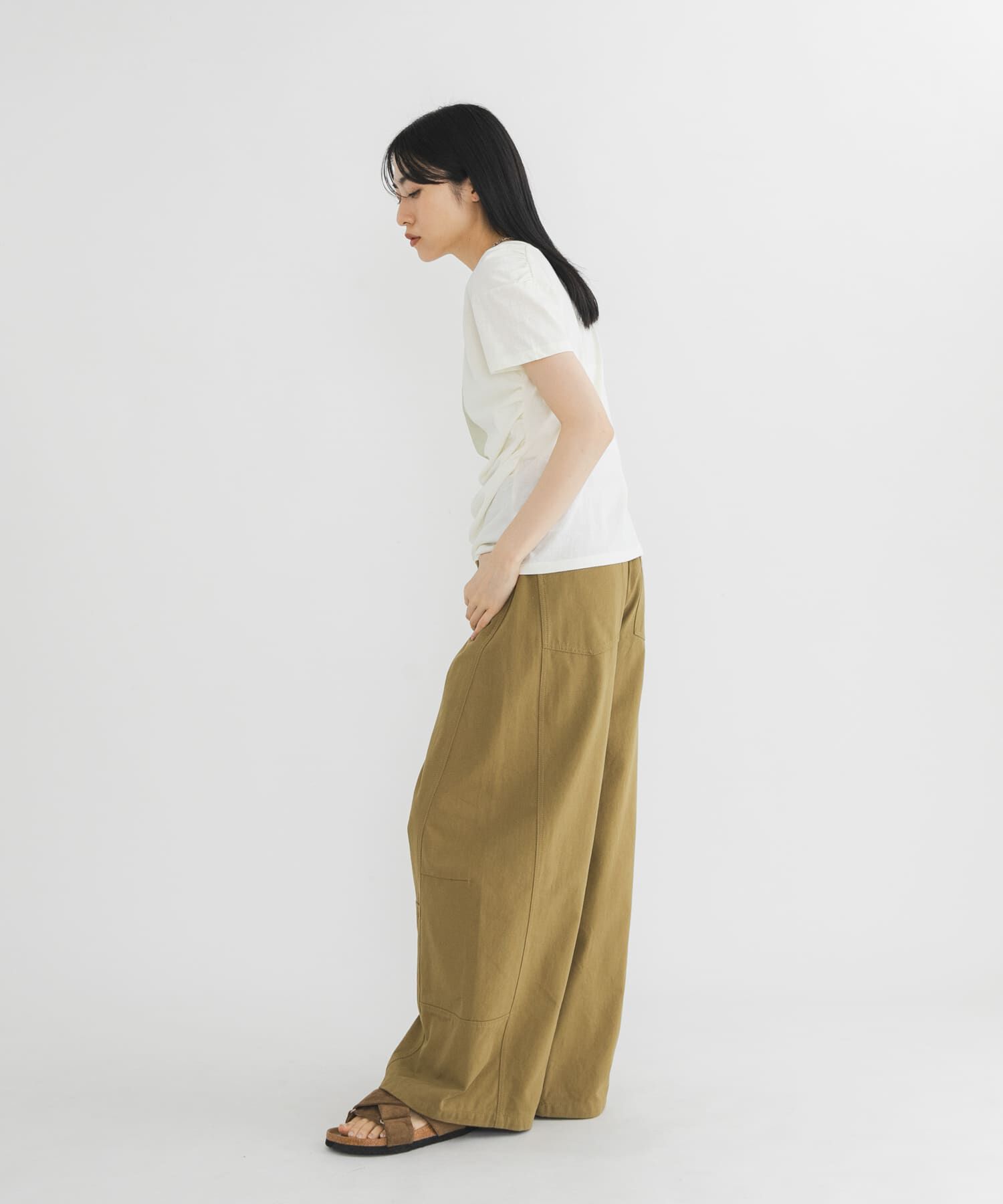  「ドレーププリントTEE」|Tシャツ・カットソー|