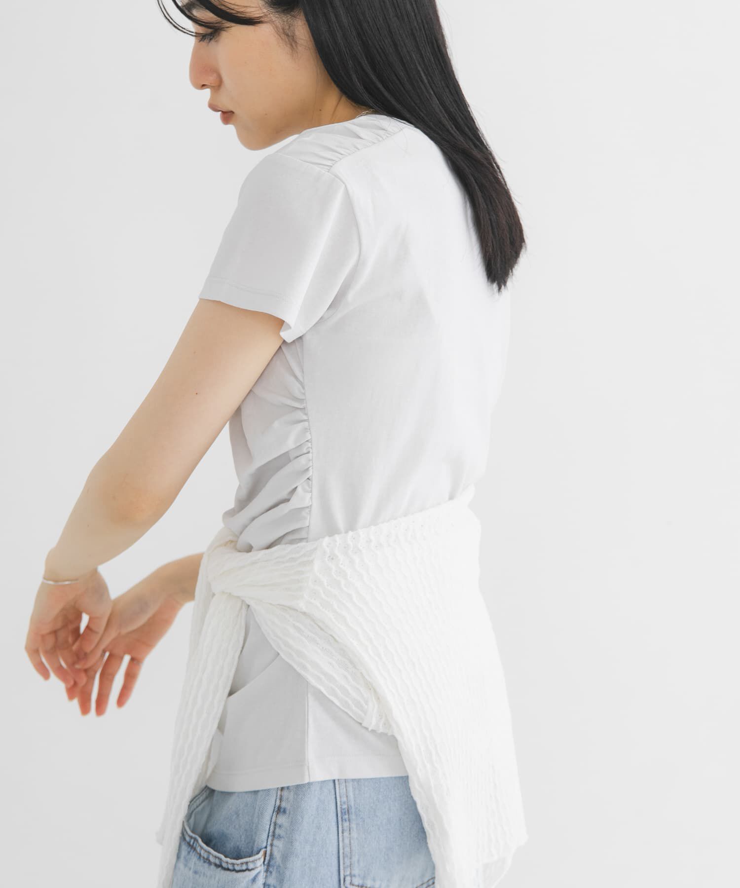  「ドレーププリントTEE」|Tシャツ・カットソー|