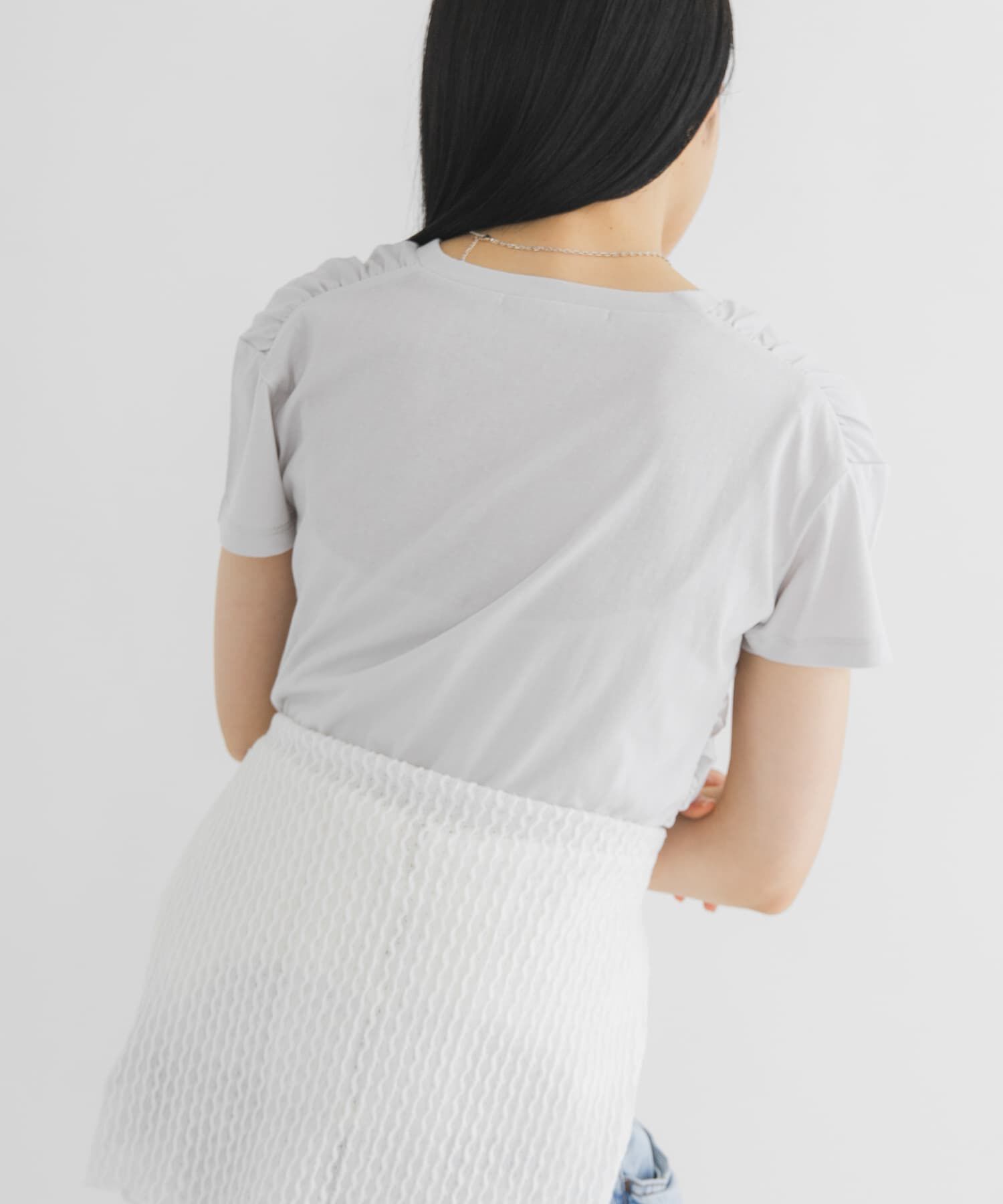  「ドレーププリントTEE」|Tシャツ・カットソー|