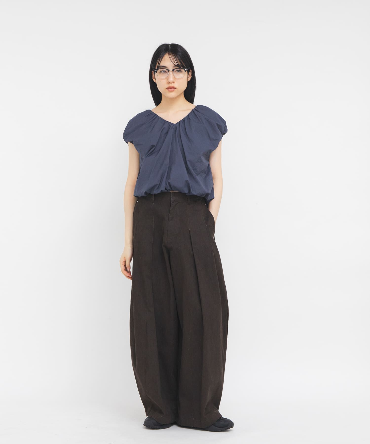  「バルーンリボンブラウス」|シャツ・ブラウス|