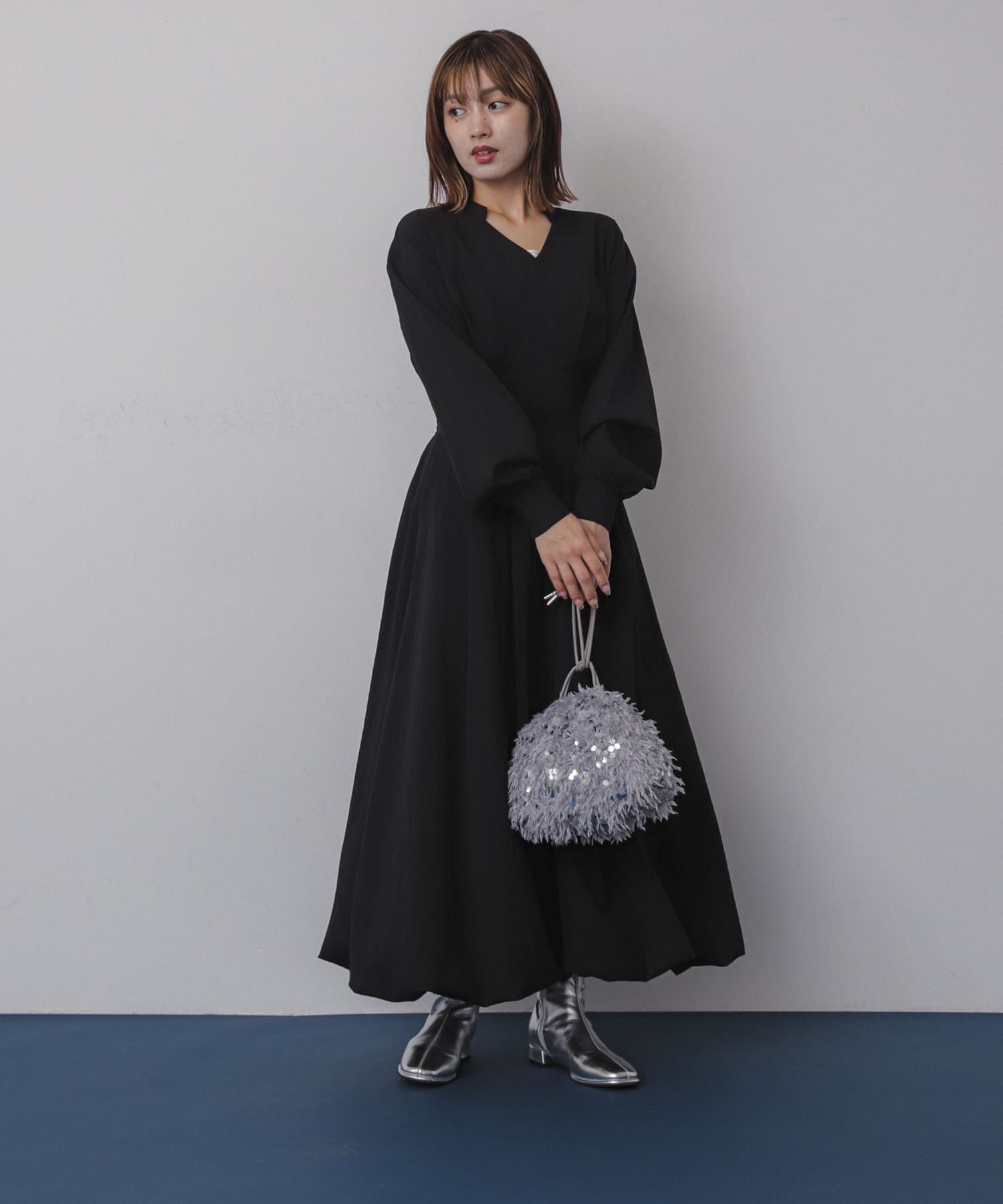 SENSE OF PLACE by URBAN RESEARCH「スキッパーバルーンワンピース」|ワンピース|