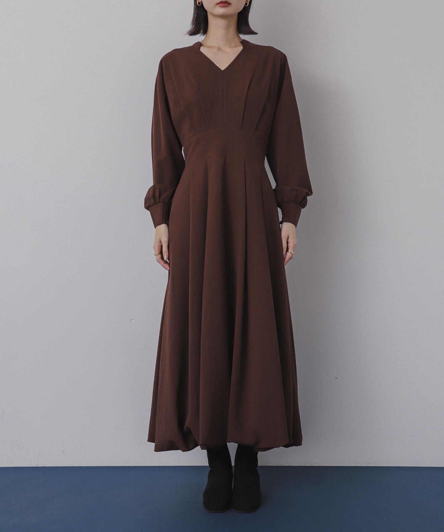 SENSE OF PLACE by URBAN RESEARCH「スキッパーバルーンワンピース」|ワンピース|