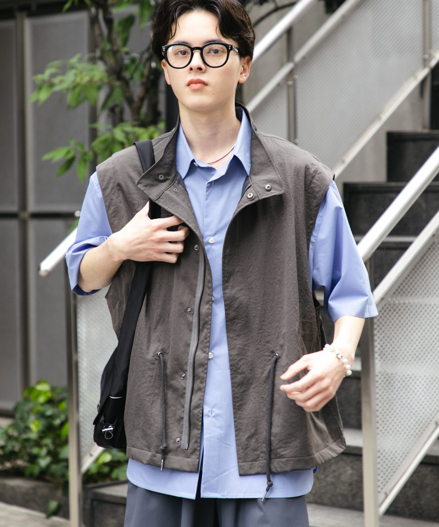 SENSE OF PLACE by URBAN RESEARCH「ルーズモッズベスト」|ミリタリージャケット|