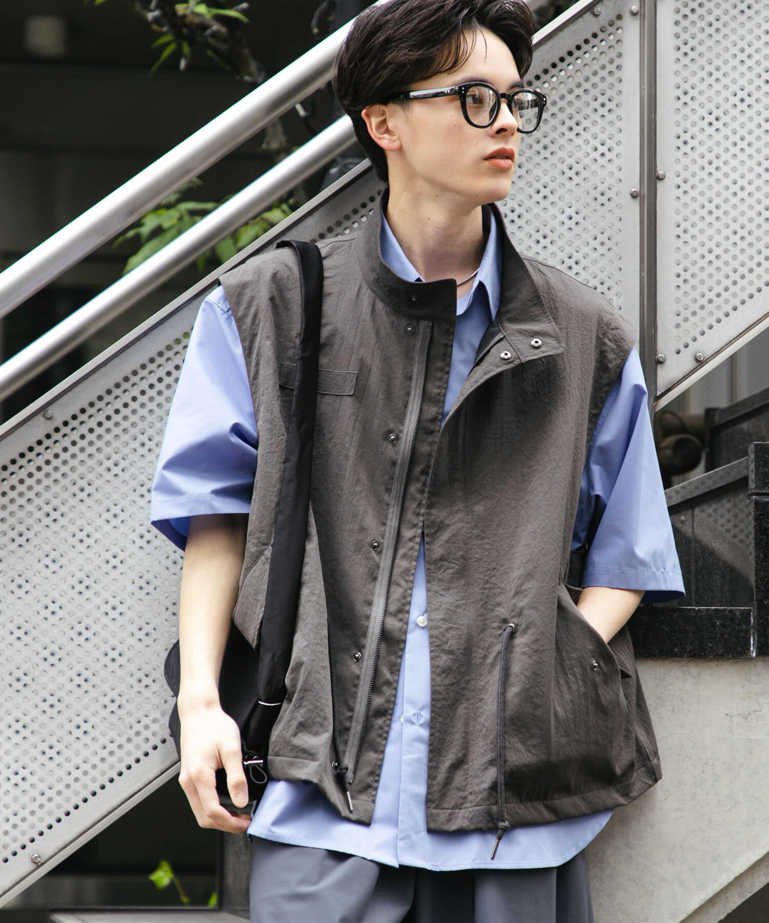 SENSE OF PLACE by URBAN RESEARCH「ルーズモッズベスト」|ミリタリージャケット|