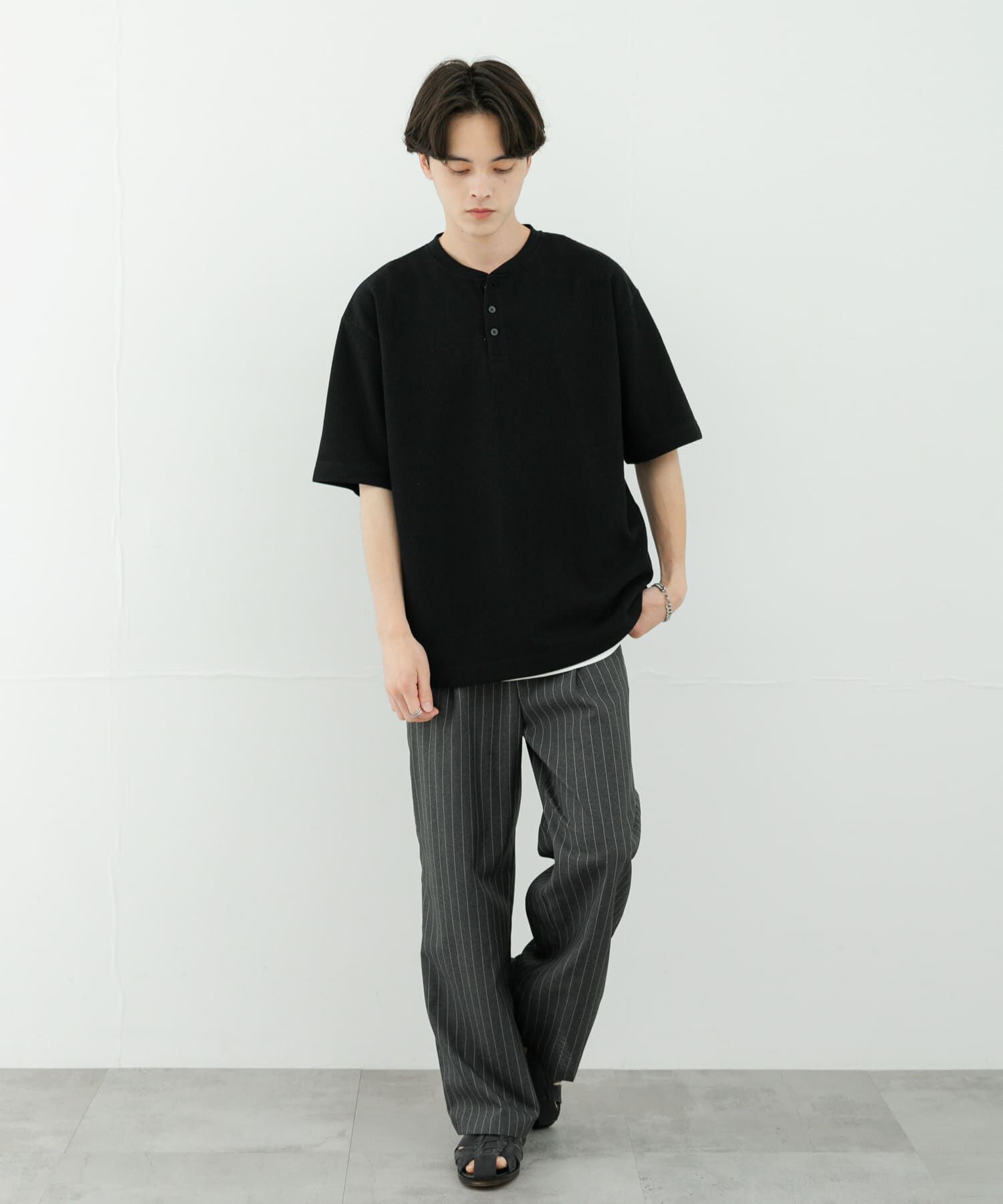 SENSE OF PLACE by URBAN RESEARCH「ヘンリーネックカノコプルオーバー」|Tシャツ・カットソー|