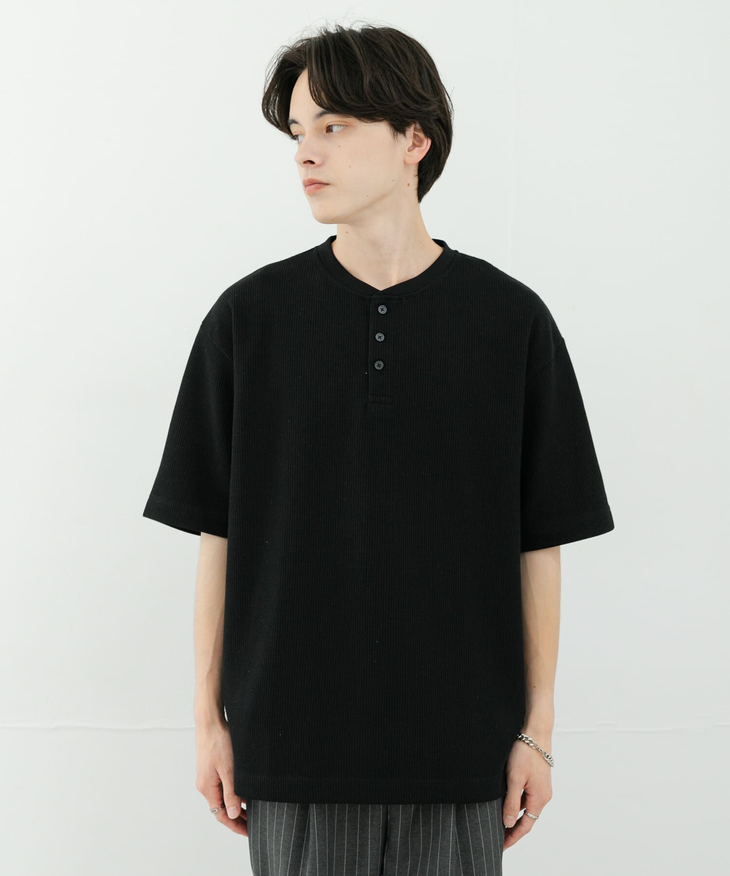 SENSE OF PLACE by URBAN RESEARCH「ヘンリーネックカノコプルオーバー」|Tシャツ・カットソー|