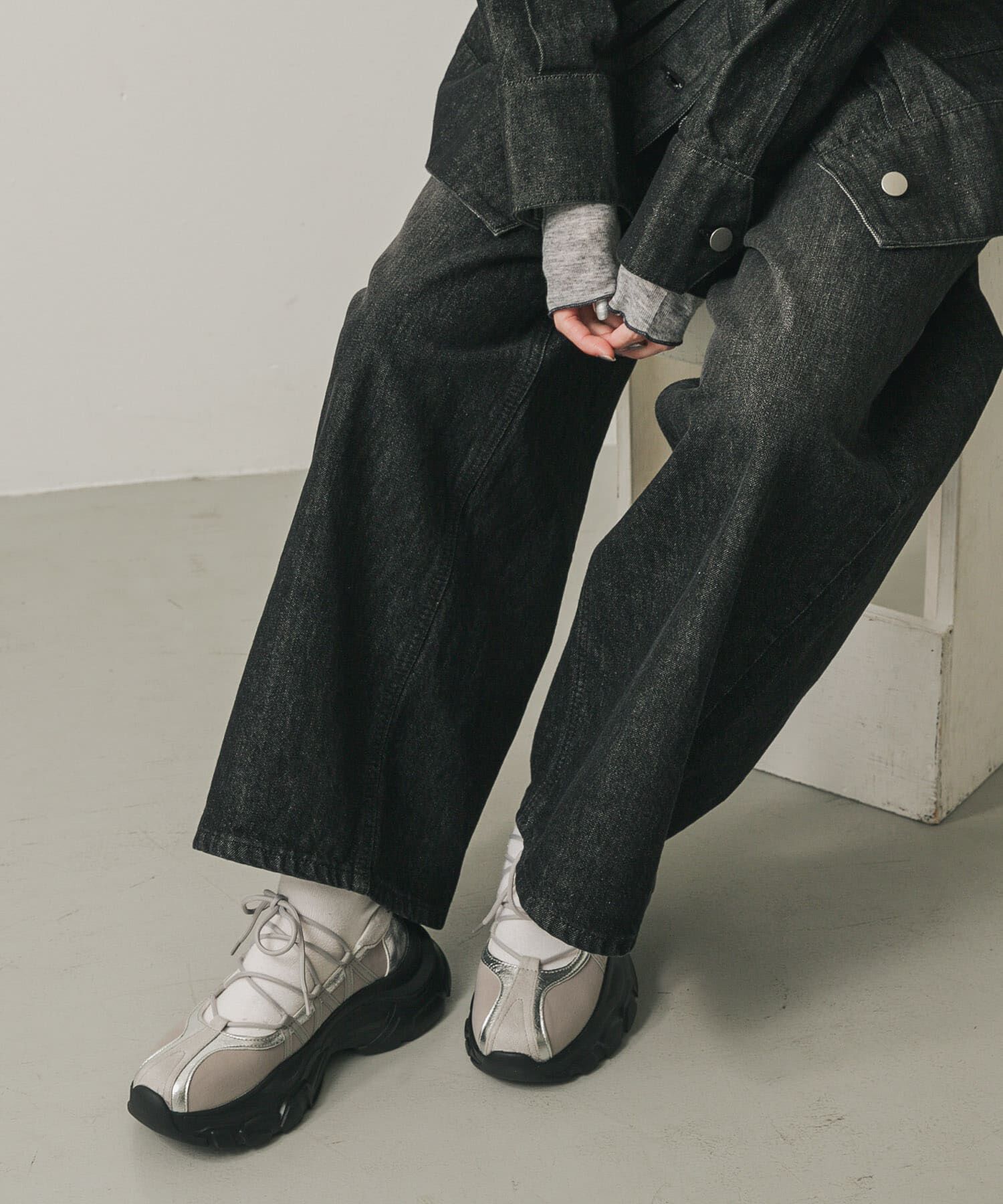 SENSE OF PLACE by URBAN RESEARCH「レースアップバレエスニーカー」|スニーカー|