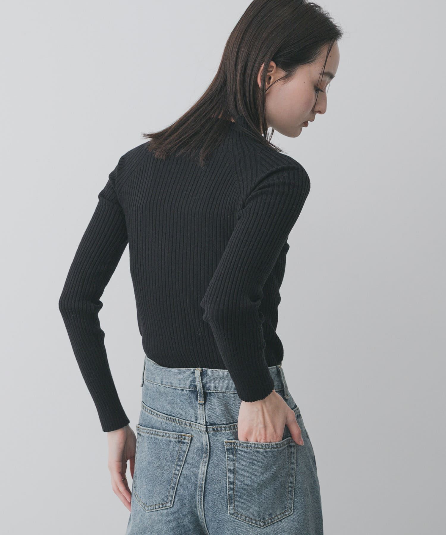 SENSE OF PLACE by URBAN RESEARCH「『一部WEB限定カラー』『毛玉防止』ストレッチリブハイネックセーター」|ニット・セーター|