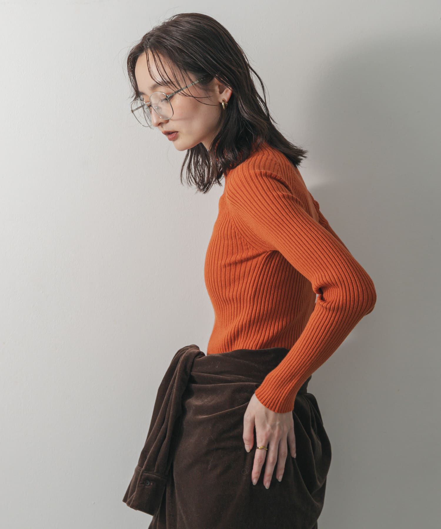 SENSE OF PLACE by URBAN RESEARCH「『一部WEB限定カラー』『毛玉防止』ストレッチリブハイネックセーター」|ニット・セーター|