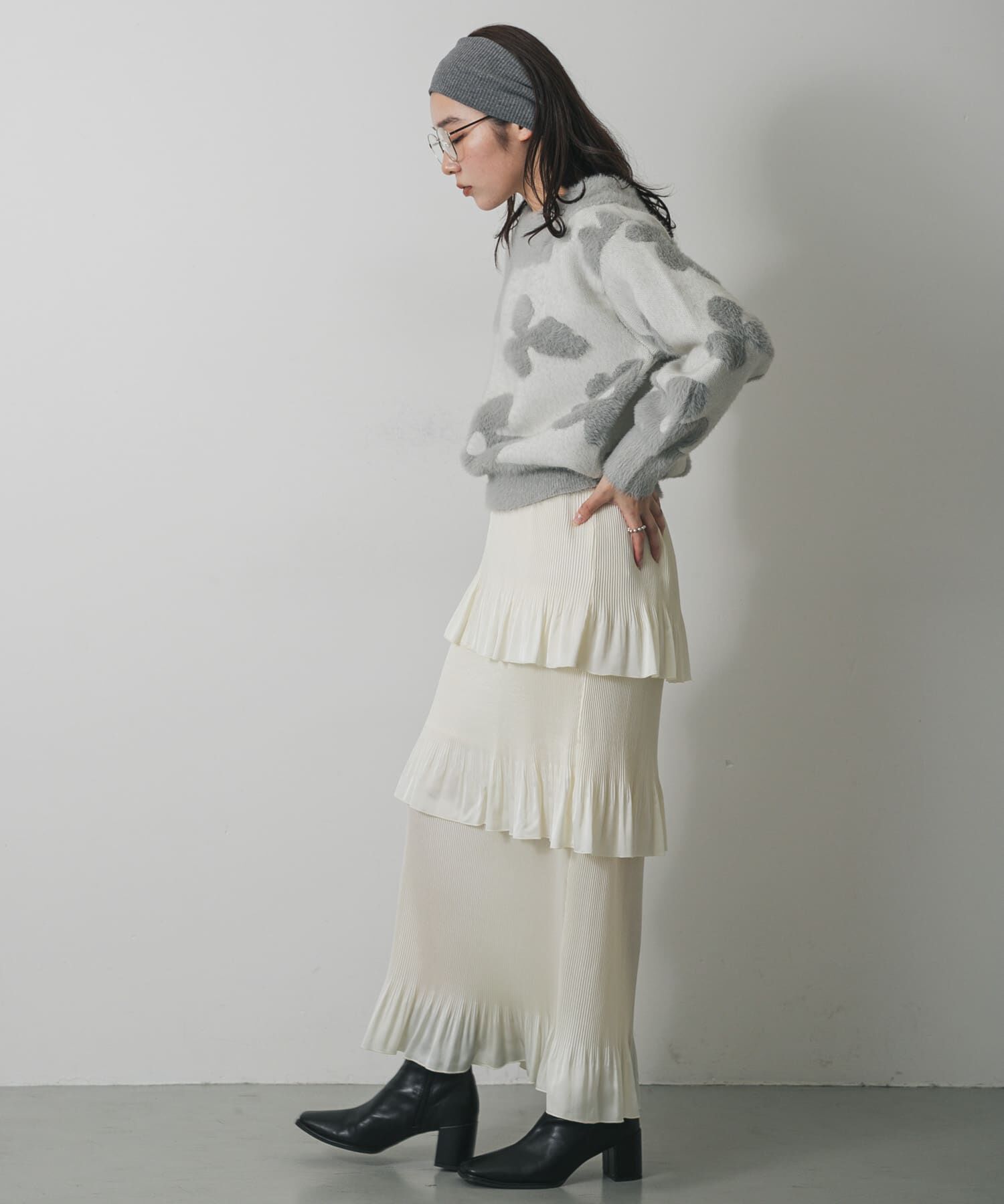 SENSE OF PLACE by URBAN RESEARCH「フラワージャガードニット」|ニット・セーター|