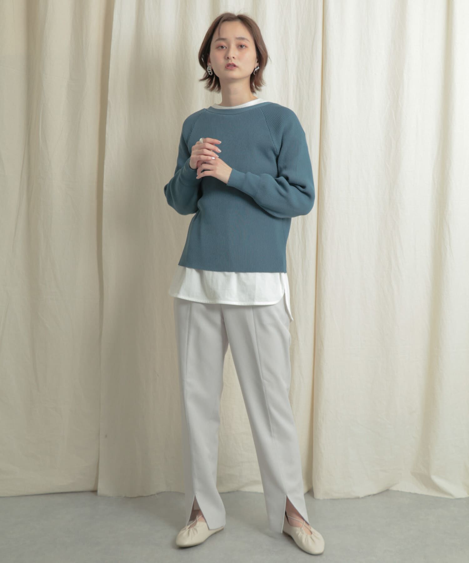 SENSE OF PLACE by URBAN RESEARCH「リネンライクスリットパンツ」|その他|