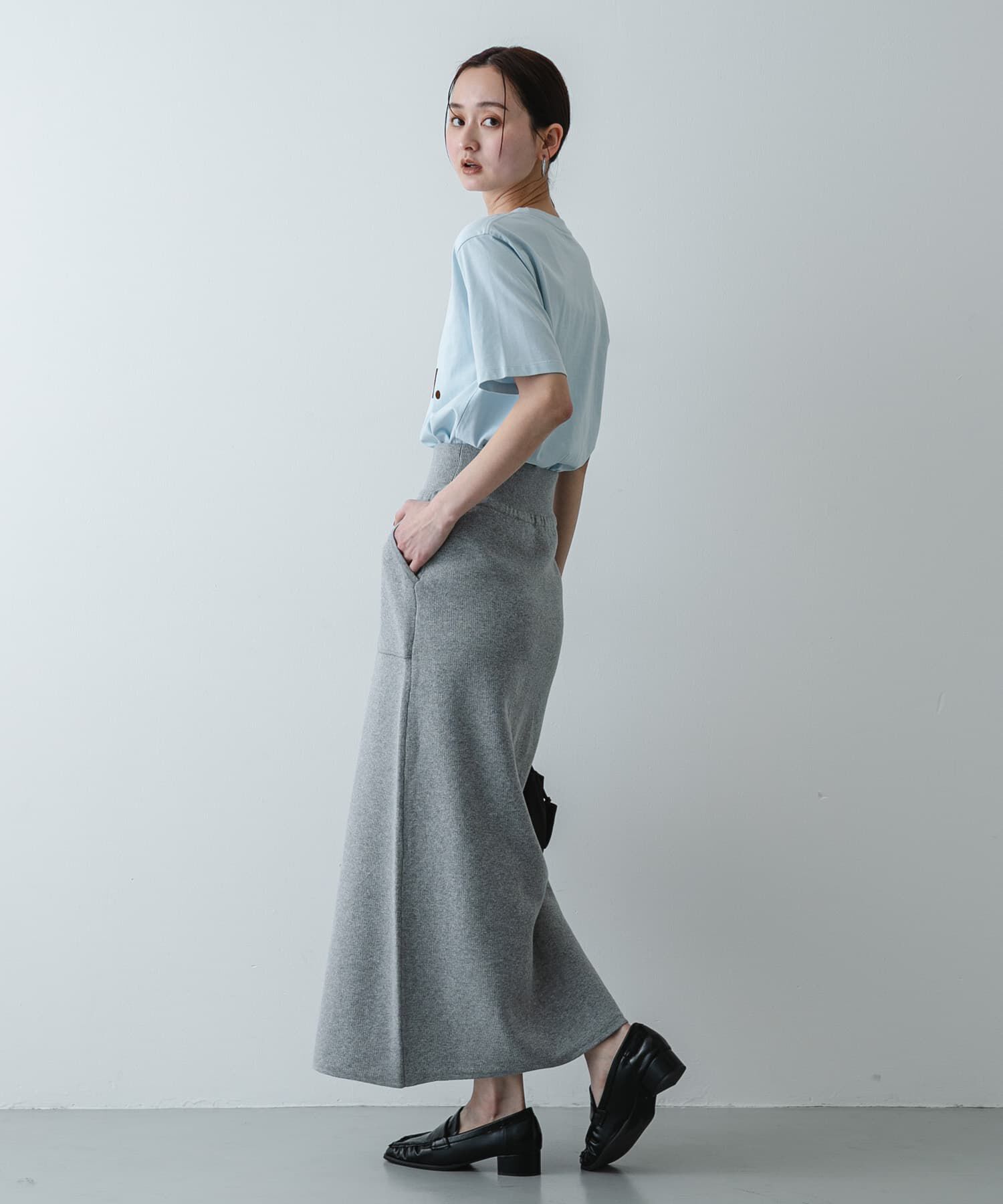 SENSE OF PLACE by URBAN RESEARCH「『洗濯可』スウェットライクニットスカート」|スカート|