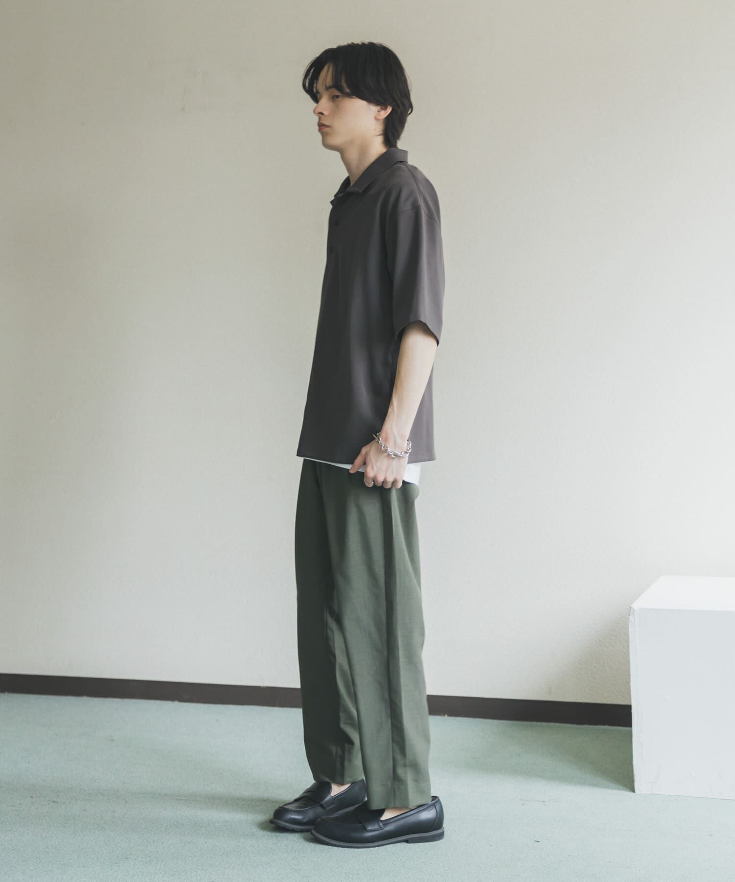 SENSE OF PLACE by URBAN RESEARCH「ハイツイストプルオーバーショートスリーブシャツ」|シャツ・ブラウス|