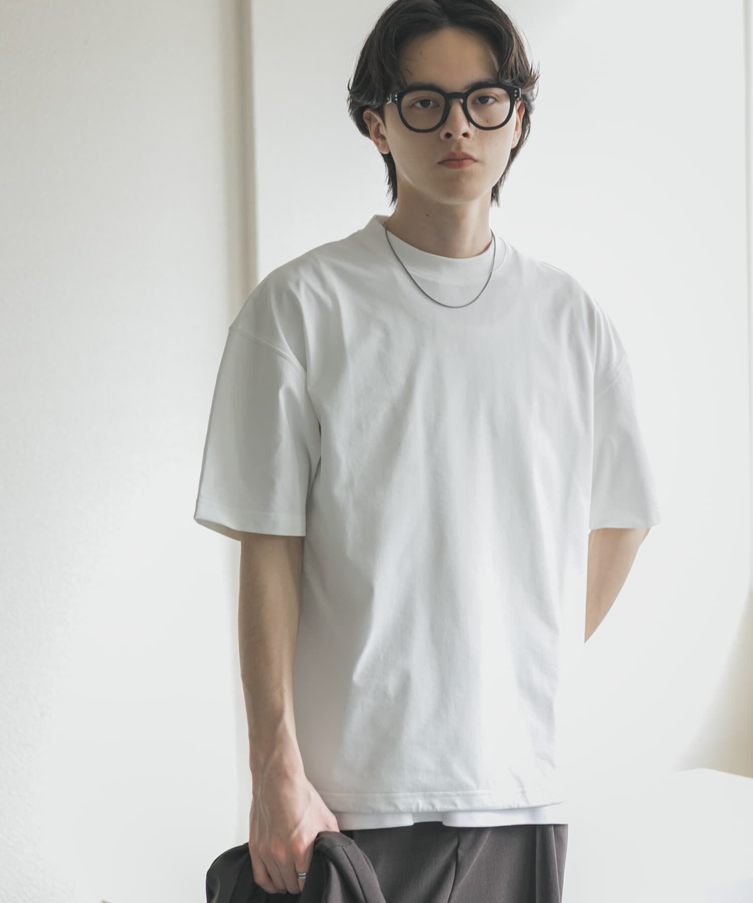 SENSE OF PLACE by URBAN RESEARCH「『接触冷感/ｲｰｼﾞｰｹｱ』ｸｲｯｸﾄﾞﾗｲｱｿｰﾄﾄﾞﾛｰｺｰﾄﾞ」|Tシャツ・カットソー|