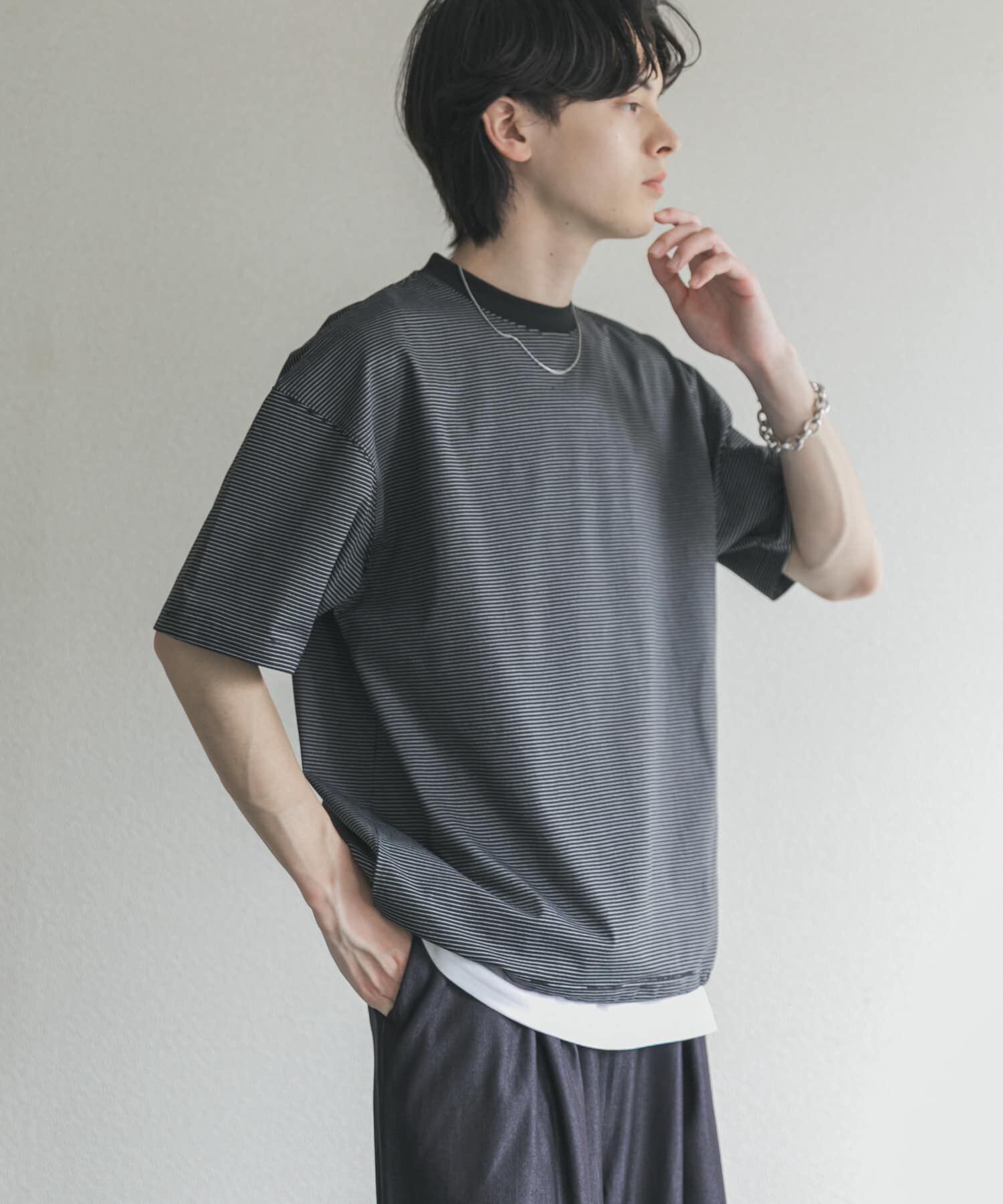 SENSE OF PLACE by URBAN RESEARCH「『接触冷感/ｲｰｼﾞｰｹｱ』ｸｲｯｸﾄﾞﾗｲｱｿｰﾄﾄﾞﾛｰｺｰﾄﾞ」|Tシャツ・カットソー|