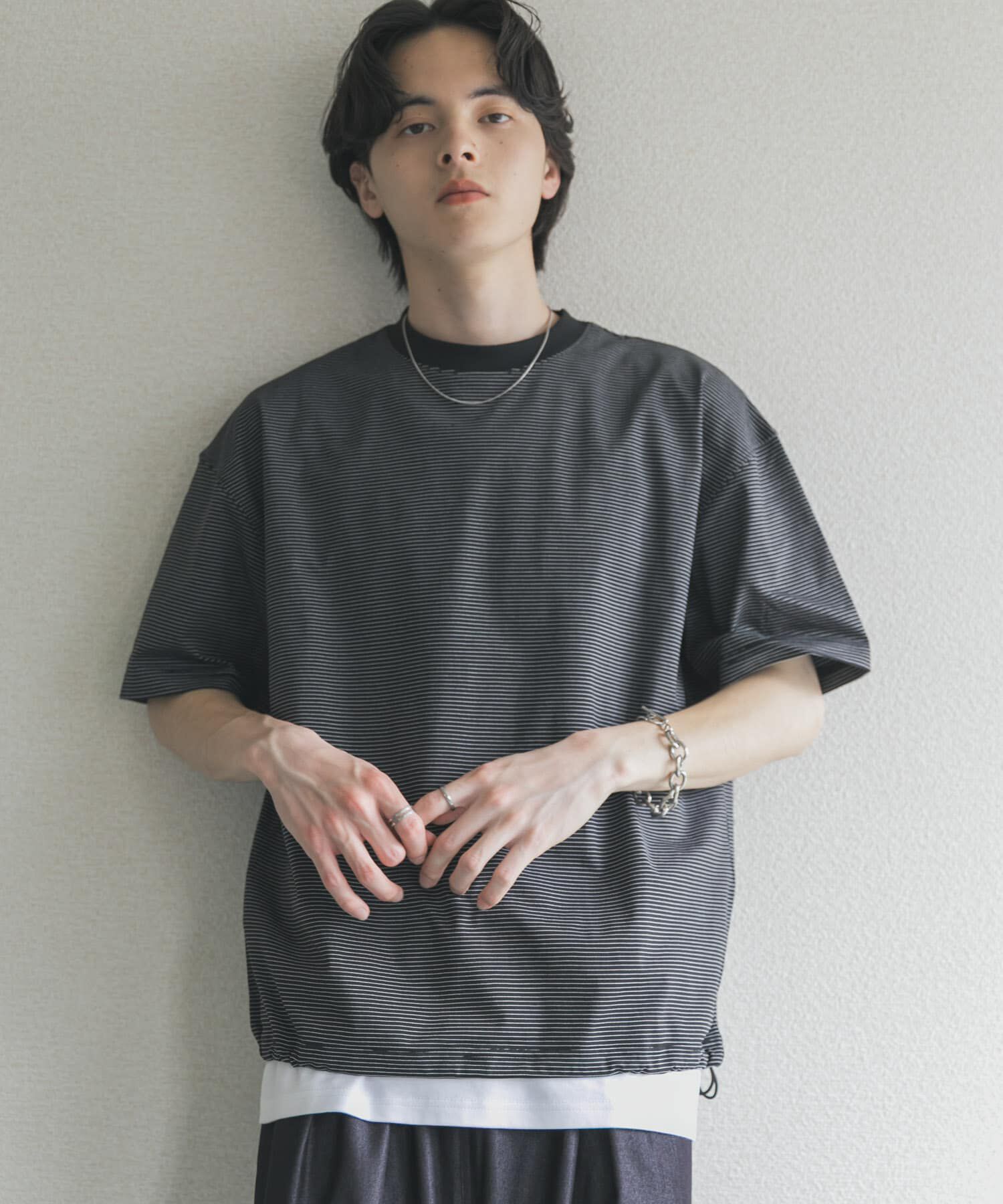 SENSE OF PLACE by URBAN RESEARCH「『接触冷感/ｲｰｼﾞｰｹｱ』ｸｲｯｸﾄﾞﾗｲｱｿｰﾄﾄﾞﾛｰｺｰﾄﾞ」|Tシャツ・カットソー|