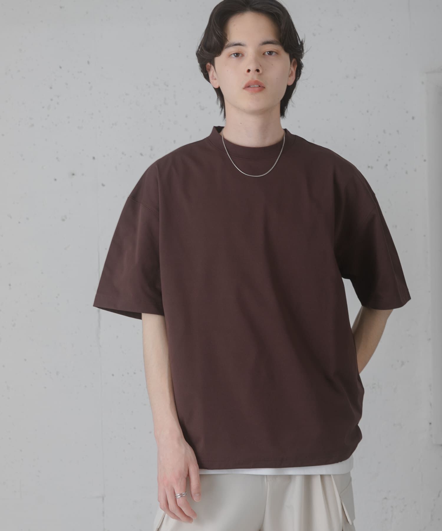 SENSE OF PLACE by URBAN RESEARCH「『接触冷感/ｲｰｼﾞｰｹｱ』ｸｲｯｸﾄﾞﾗｲｱｿｰﾄﾄﾞﾛｰｺｰﾄﾞ」|Tシャツ・カットソー|