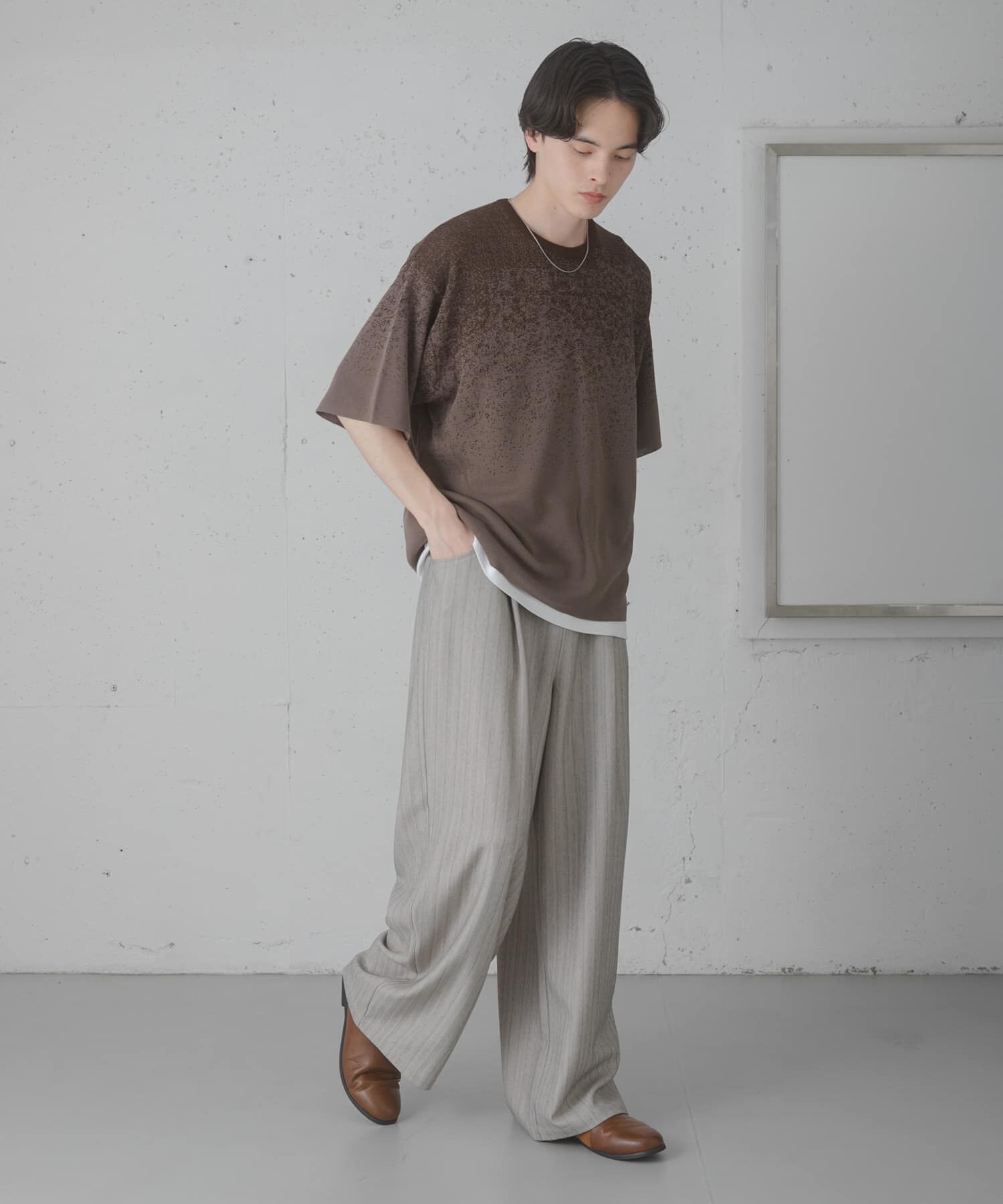 SENSE OF PLACE by URBAN RESEARCH「ピンストライプタックワイドスラックス」|その他|