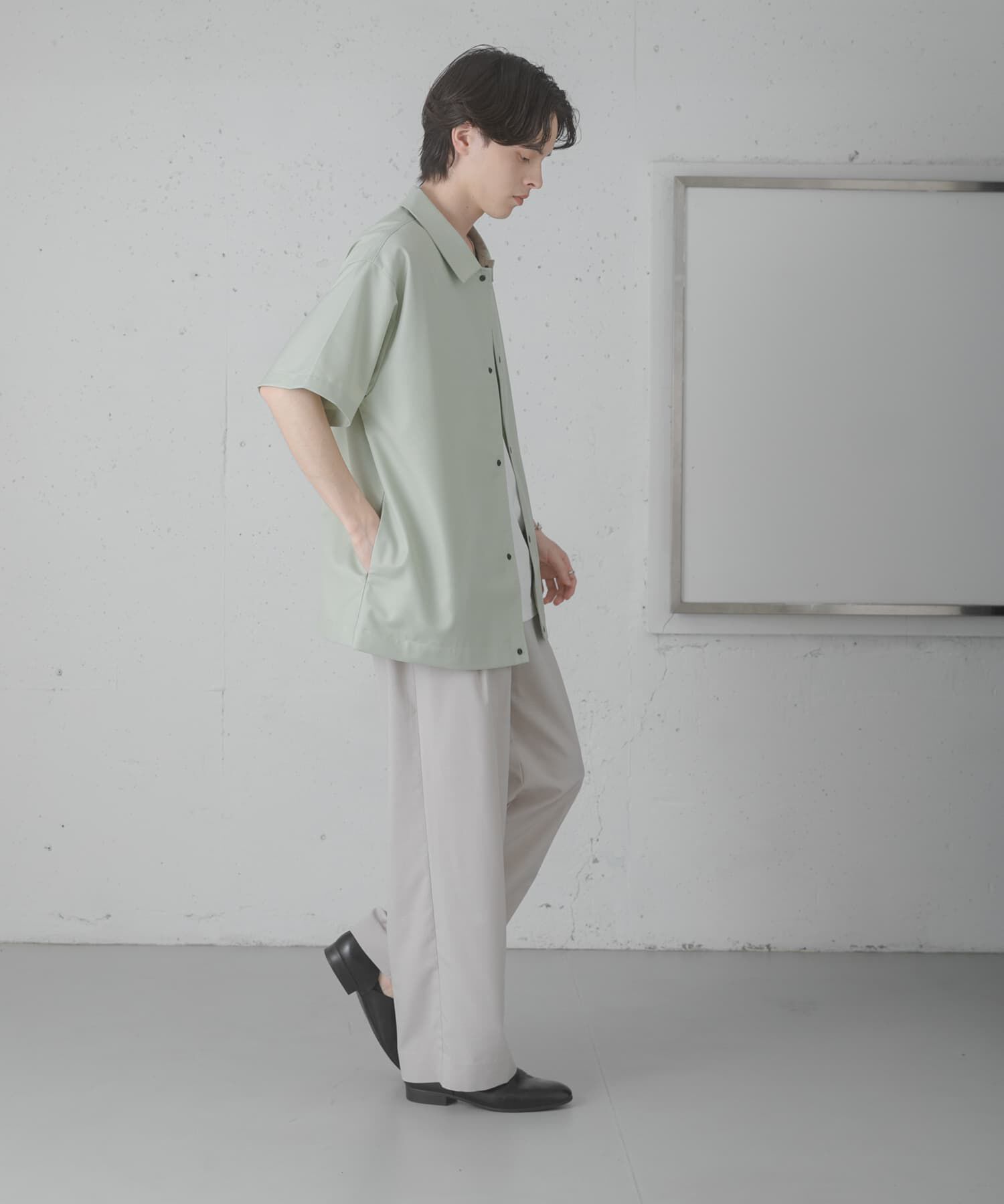 SENSE OF PLACE by URBAN RESEARCH「ハーフスリーブコーチジャケット」|ブルゾン・スタジャン|