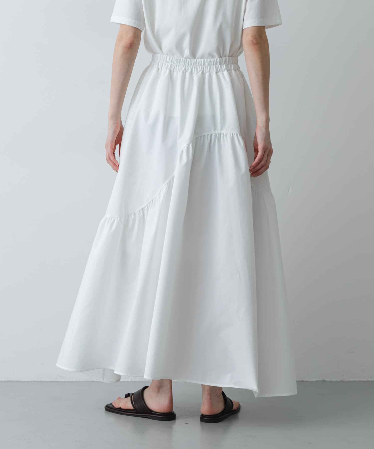 SENSE OF PLACE by URBAN RESEARCH「アシメキリカエギャザースカート」|スカート|