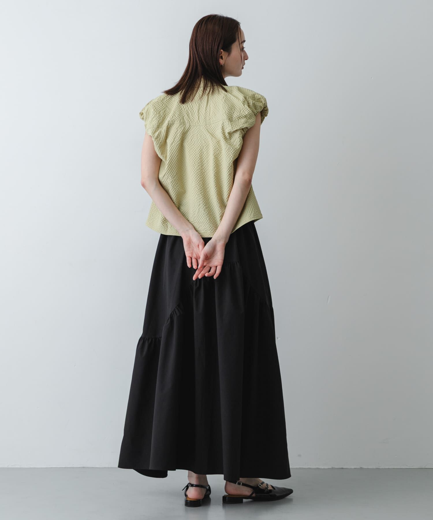 SENSE OF PLACE by URBAN RESEARCH「アシメキリカエギャザースカート」|スカート|
