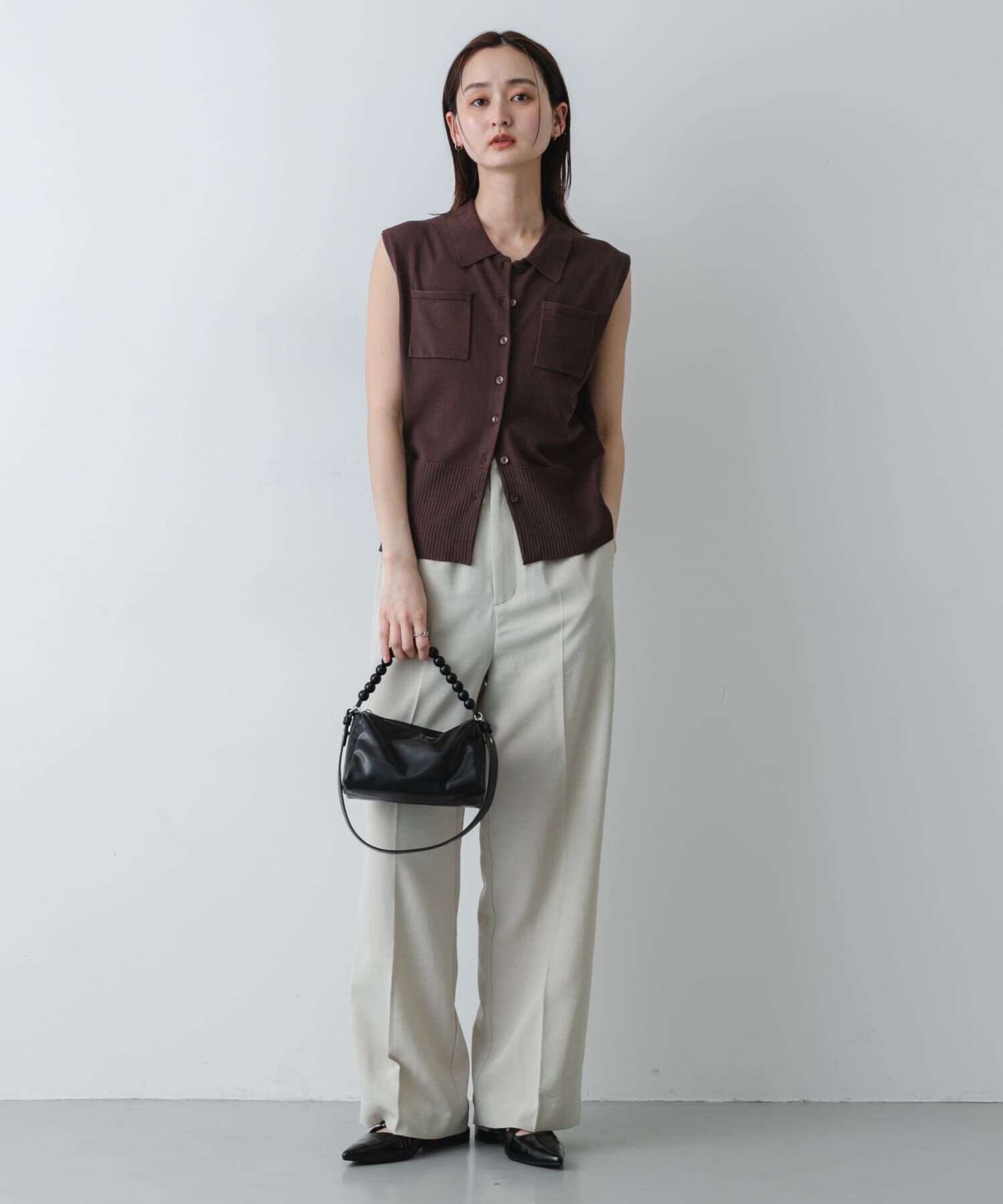 SENSE OF PLACE by URBAN RESEARCH「ビーズハンドルバッグ」|ショルダー・メッセンジャー|