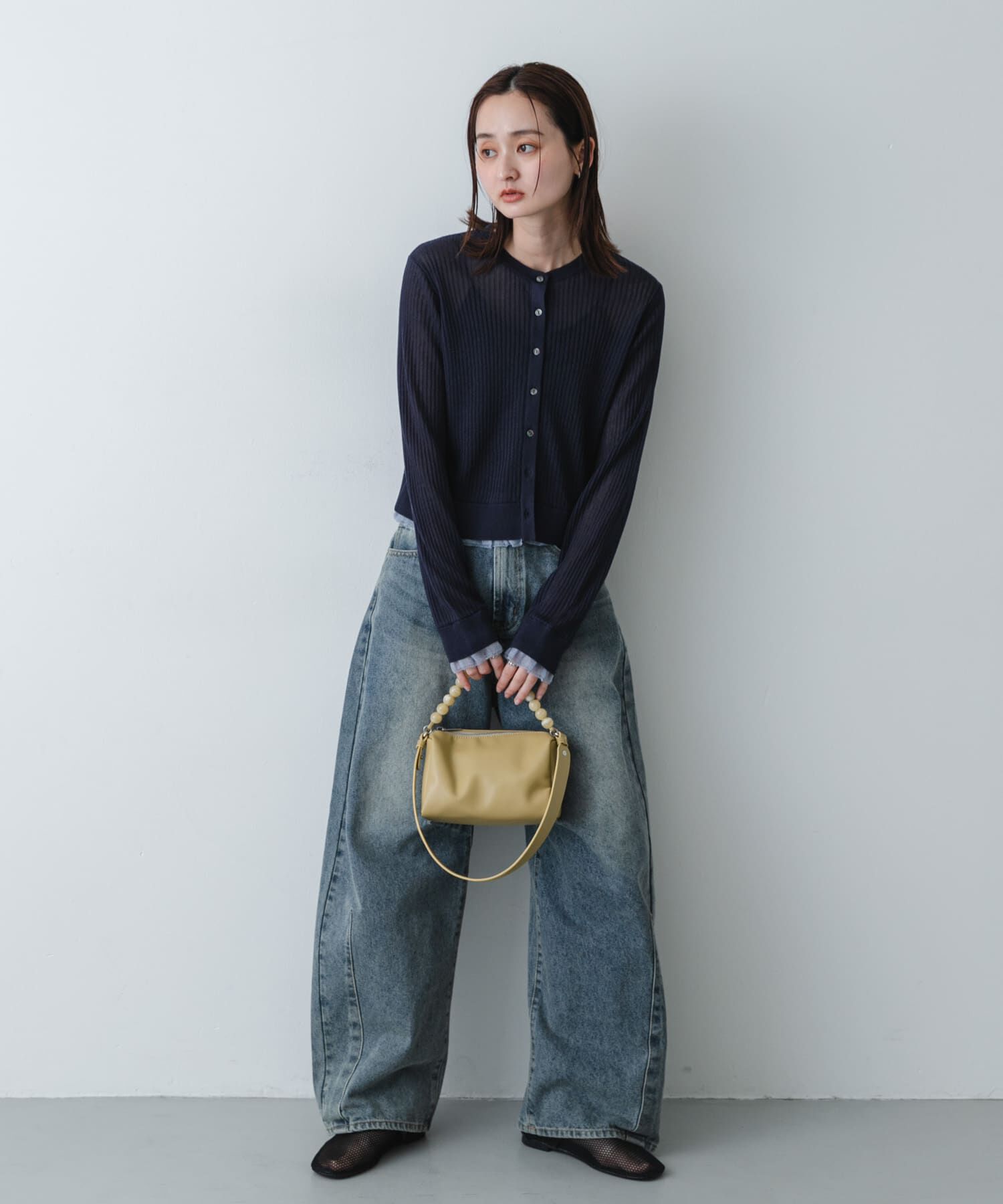 SENSE OF PLACE by URBAN RESEARCH「ビーズハンドルバッグ」|ショルダー・メッセンジャー|