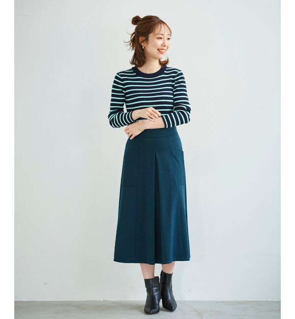 le.coeur blanc「ポンチボックススカート」|スカート|