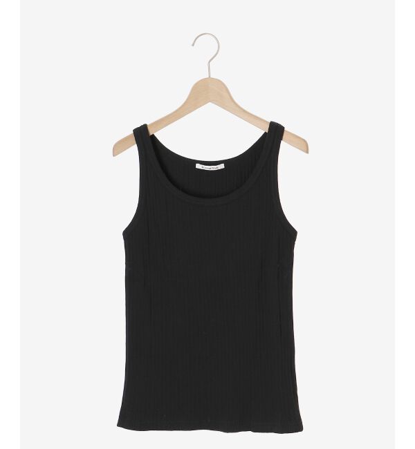 le.coeur blanc「《手洗い可能》ランダムテレコUネックタンク」|タンクトップ|